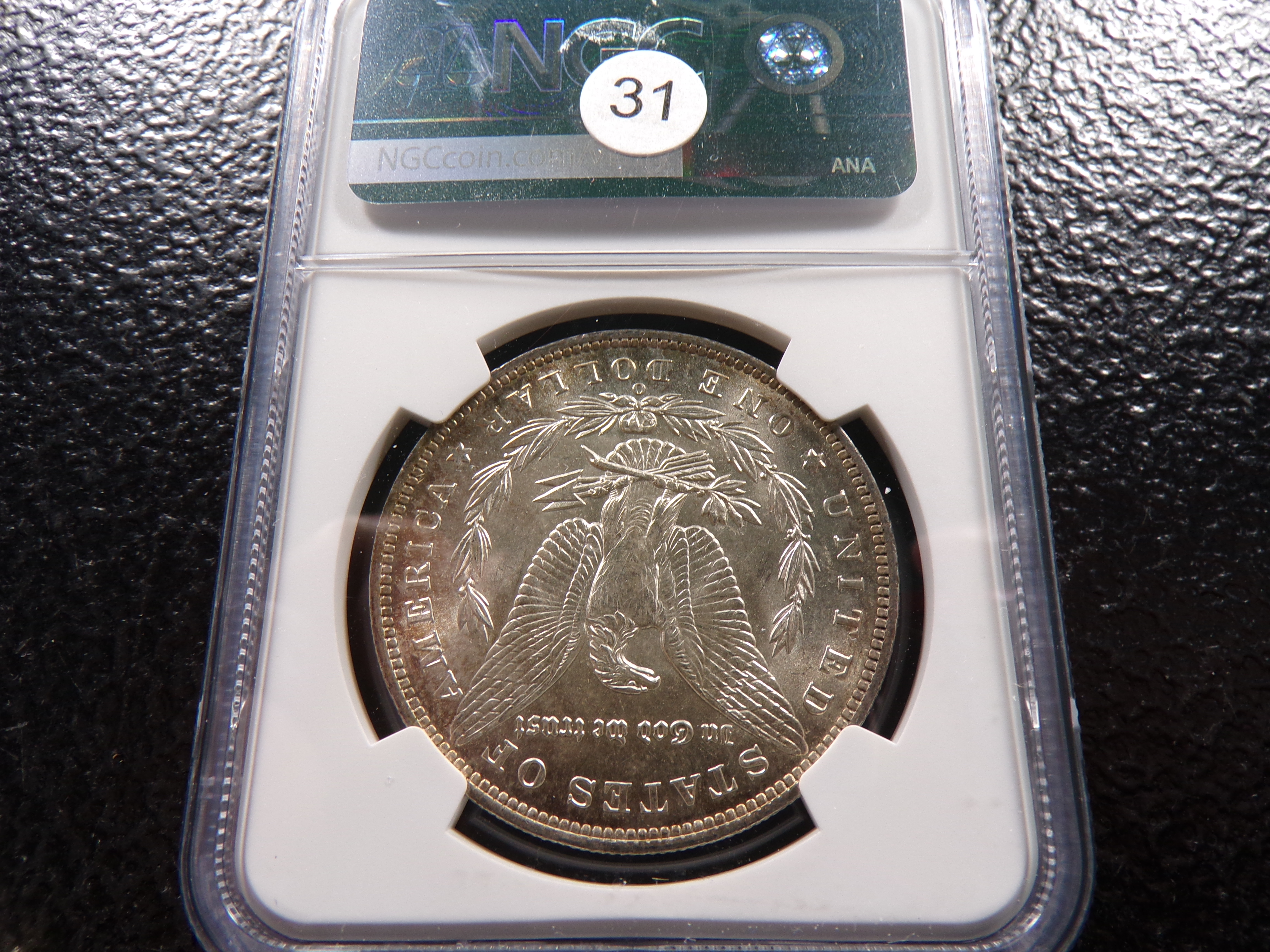 1885-O NGC MS64 HIGH GRADE MORGAN SILVER DOLLAR