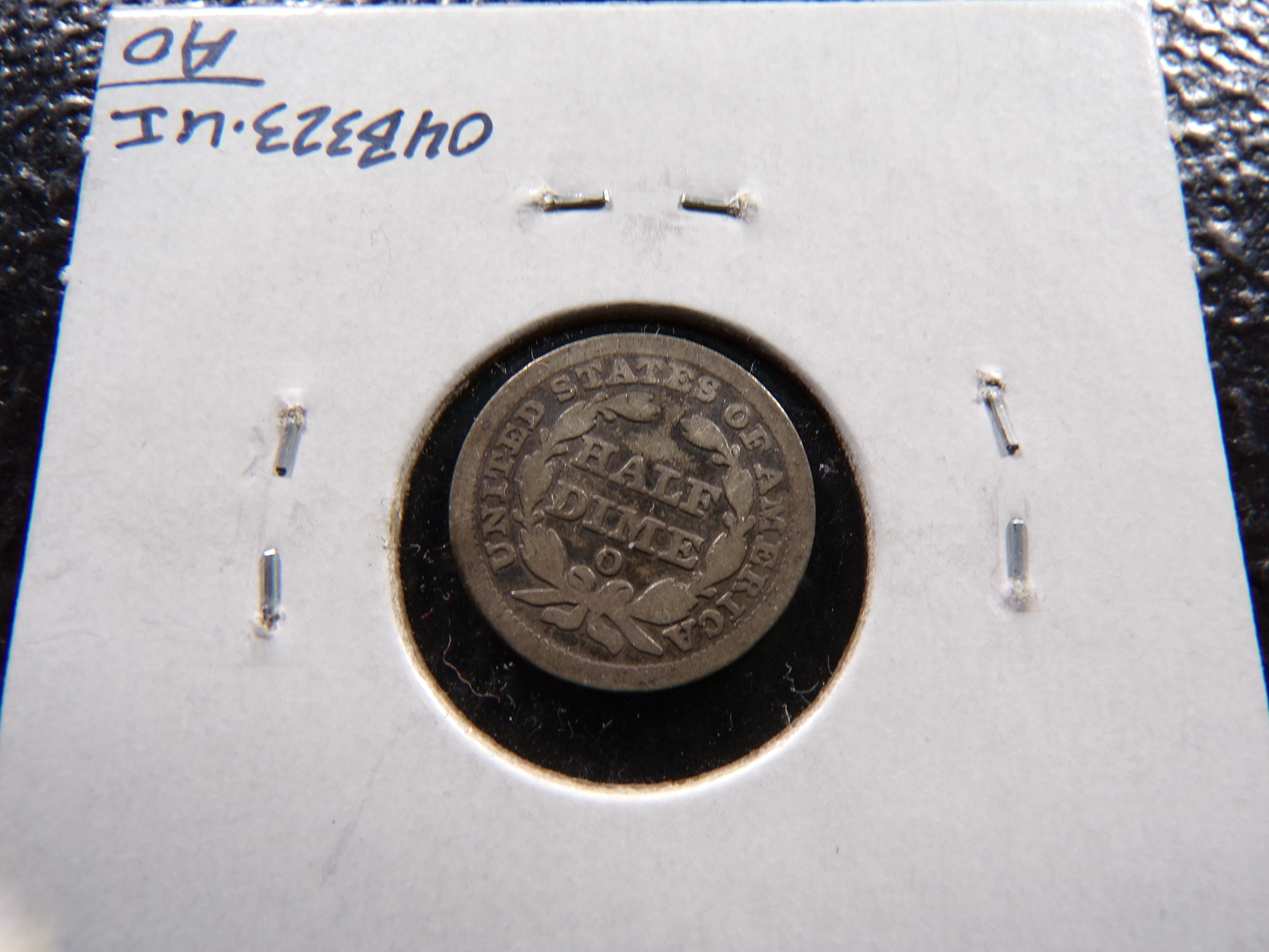 1858-O SEATED LIBERTY SILVER HALF DIME