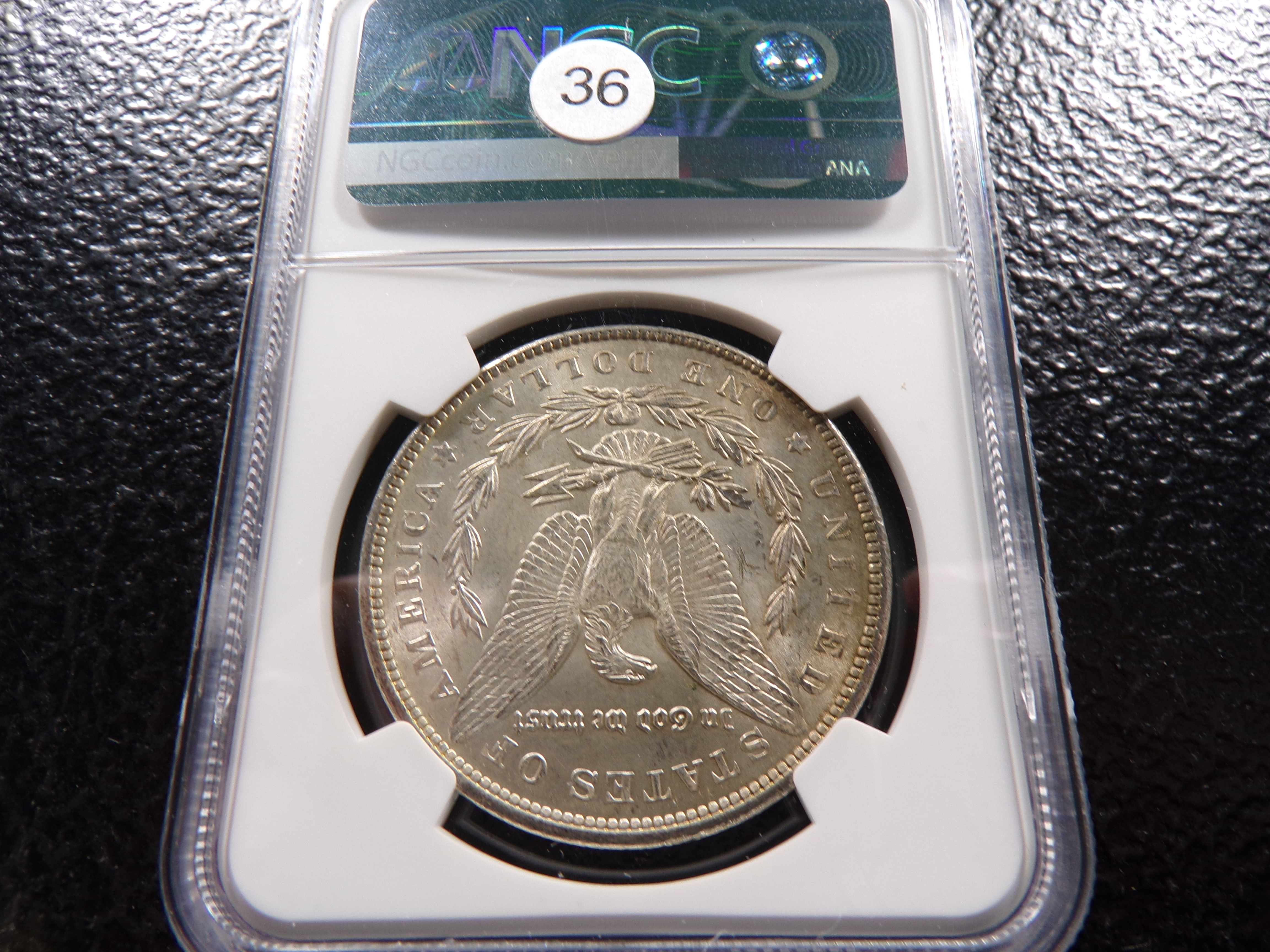 1889 NGC MS63 MORGAN SILVER DOLLAR
