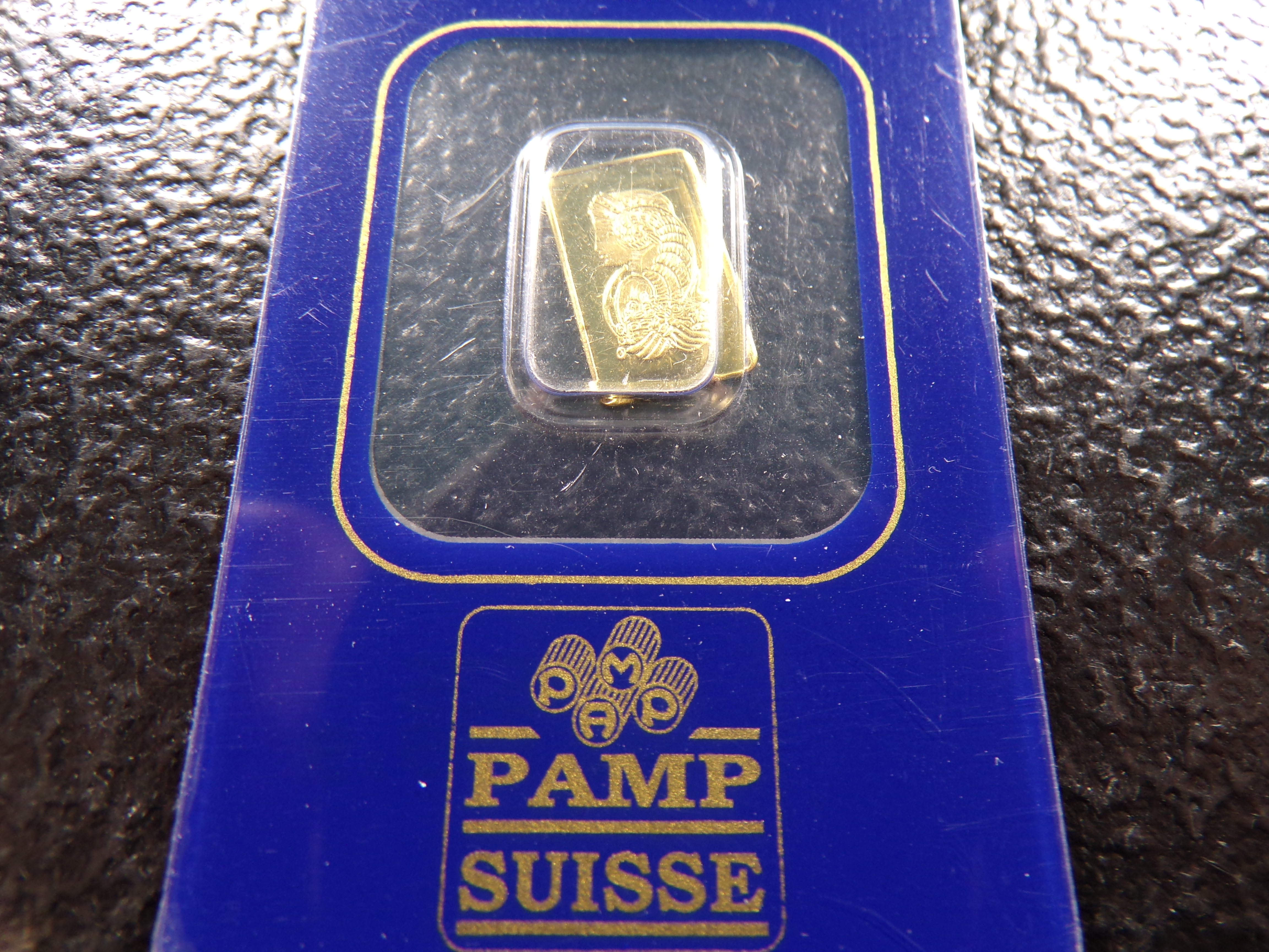 PAMP 1 GRAM 999,9 FINE GOLD BAR