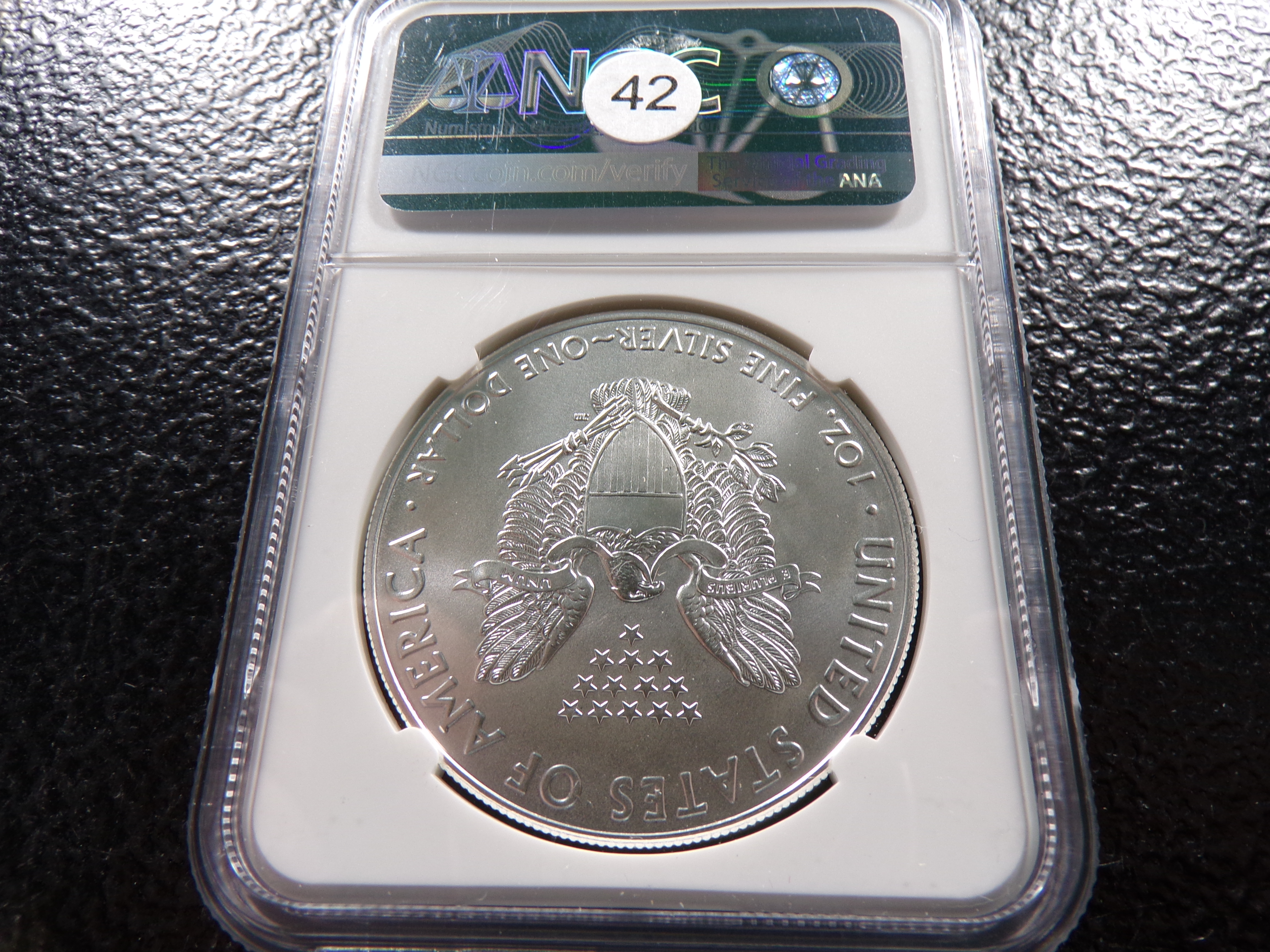 2019 NGC MS70 U.S. STATE SERIES AMERICAN SILVER EAGLE DOLLAR