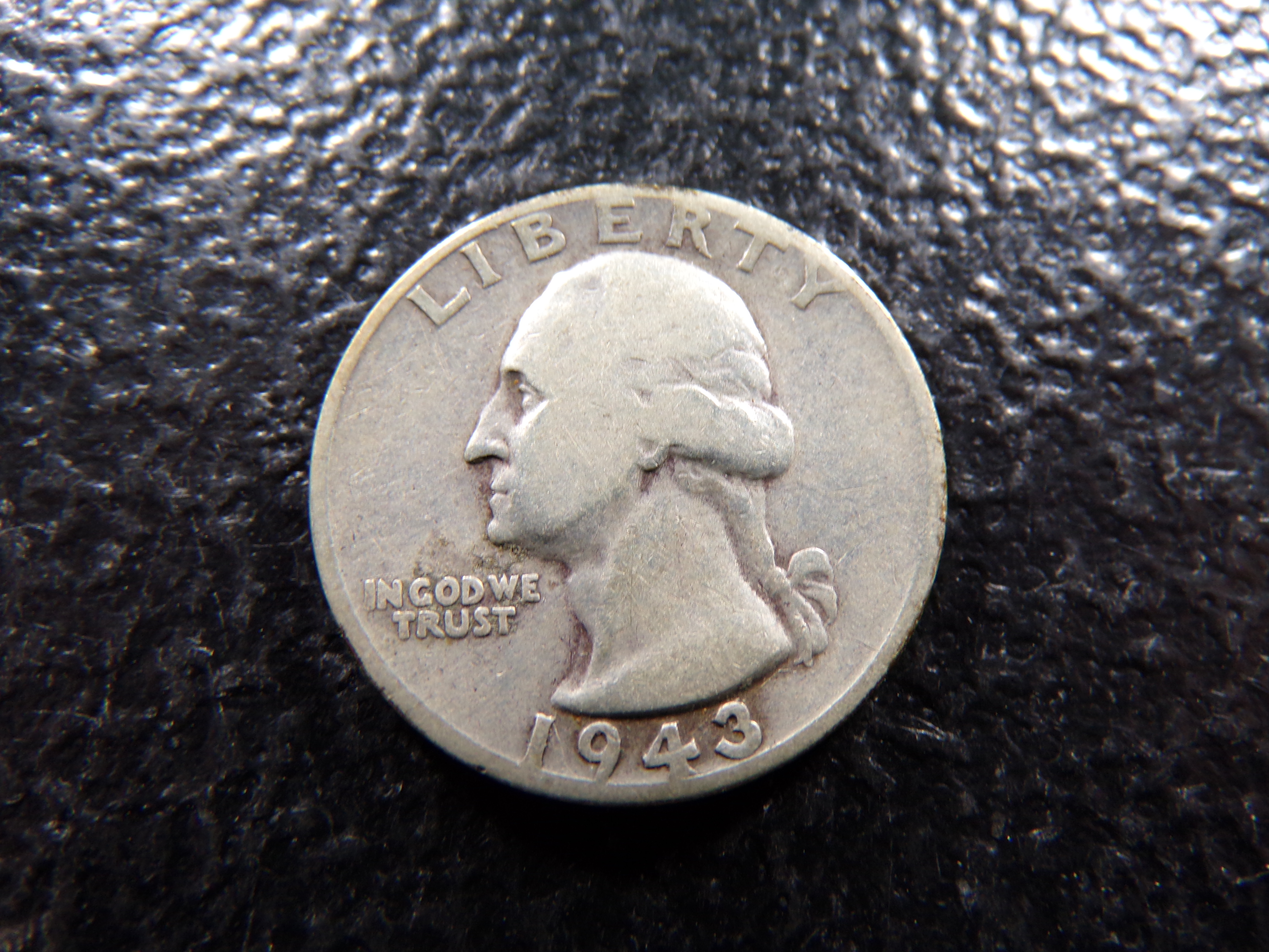 1943-S WASHINGTON SILVER QUARTER