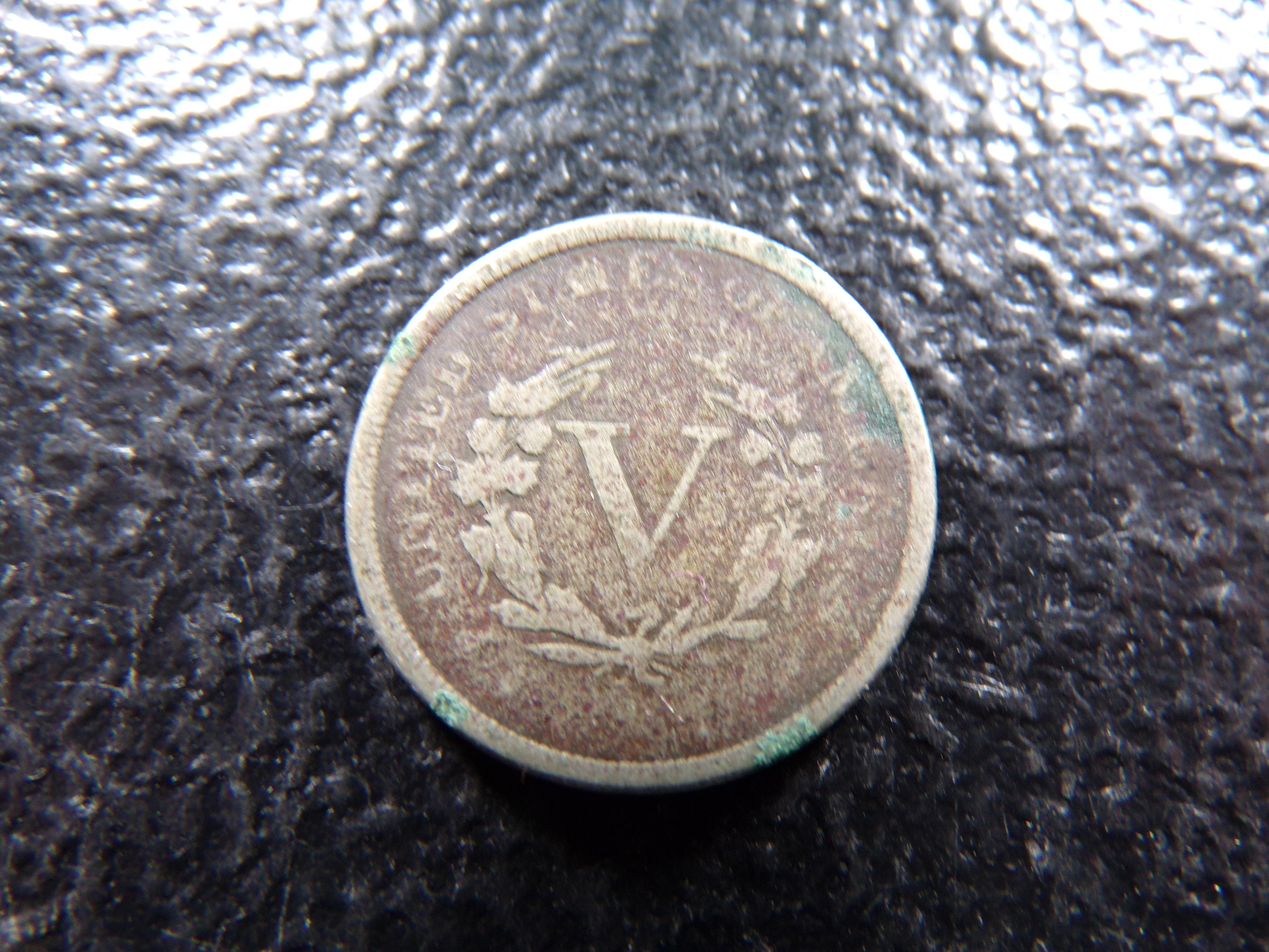 1886 KEY DATE LIBERTY HEAD V NICKEL