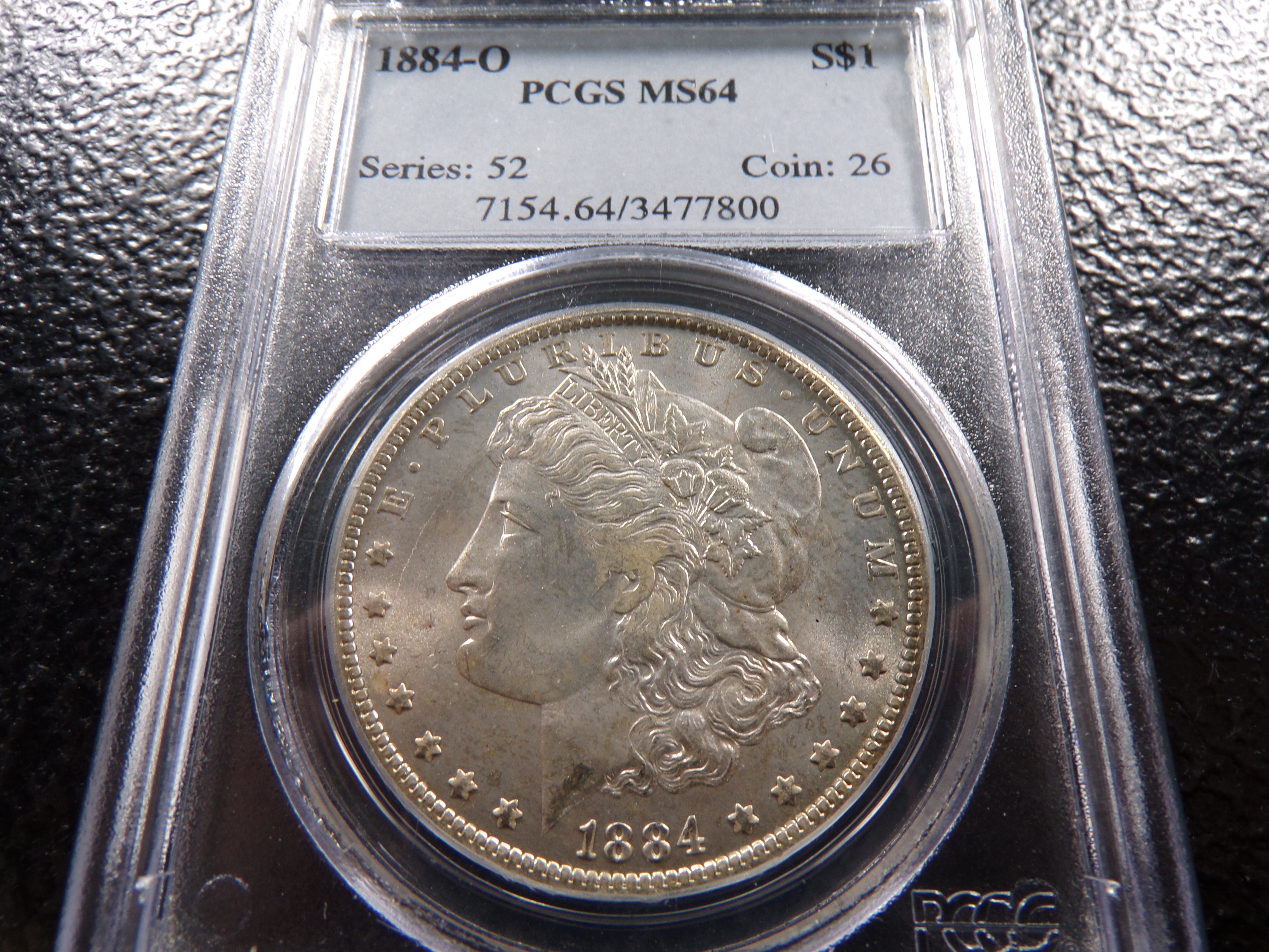 1884-O PCGS MS64 HIGH GRADE MORGAN SILVER DOLLAR