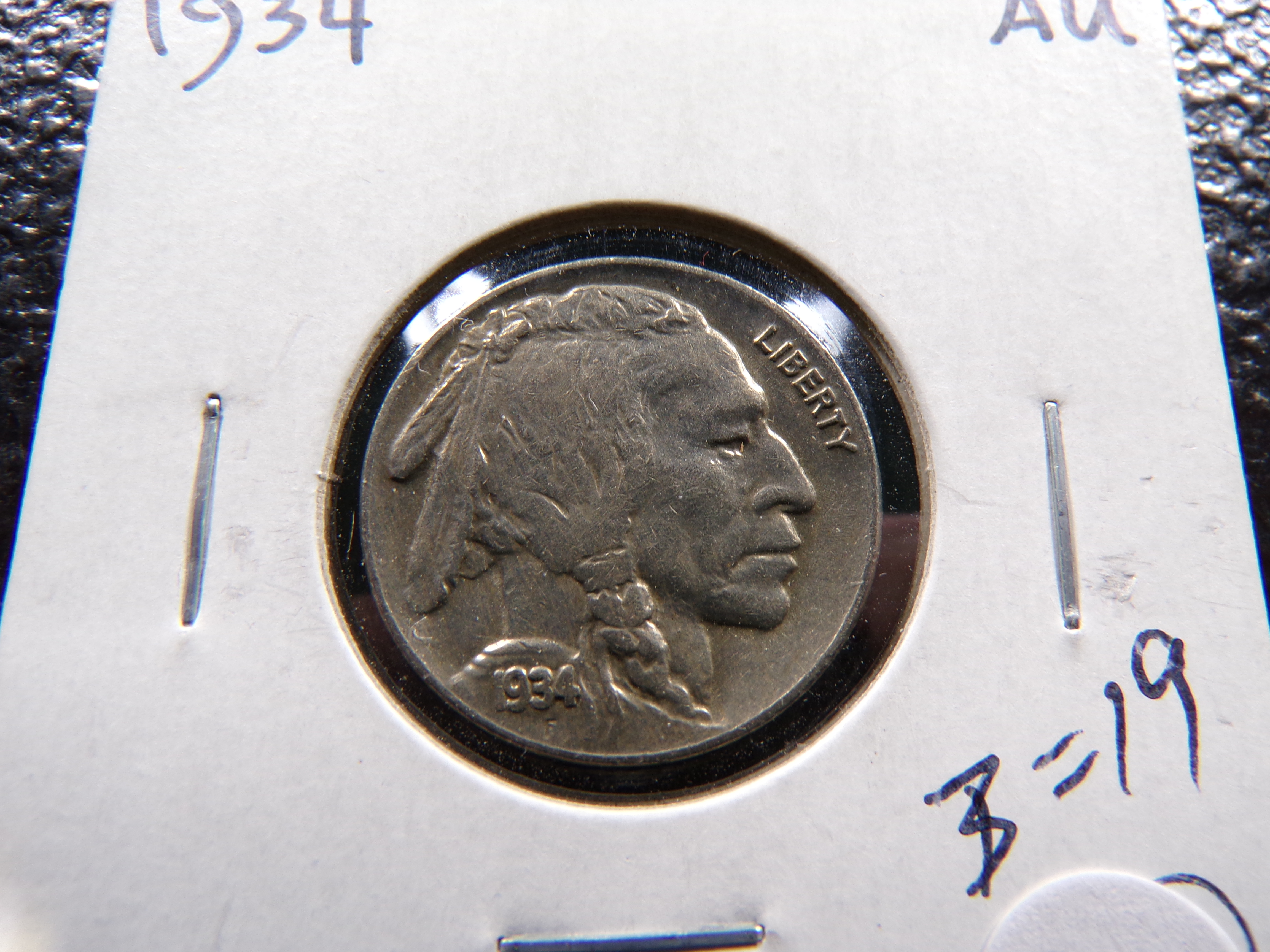 1934 INDIAN HEAD BUFFALO NICKEL