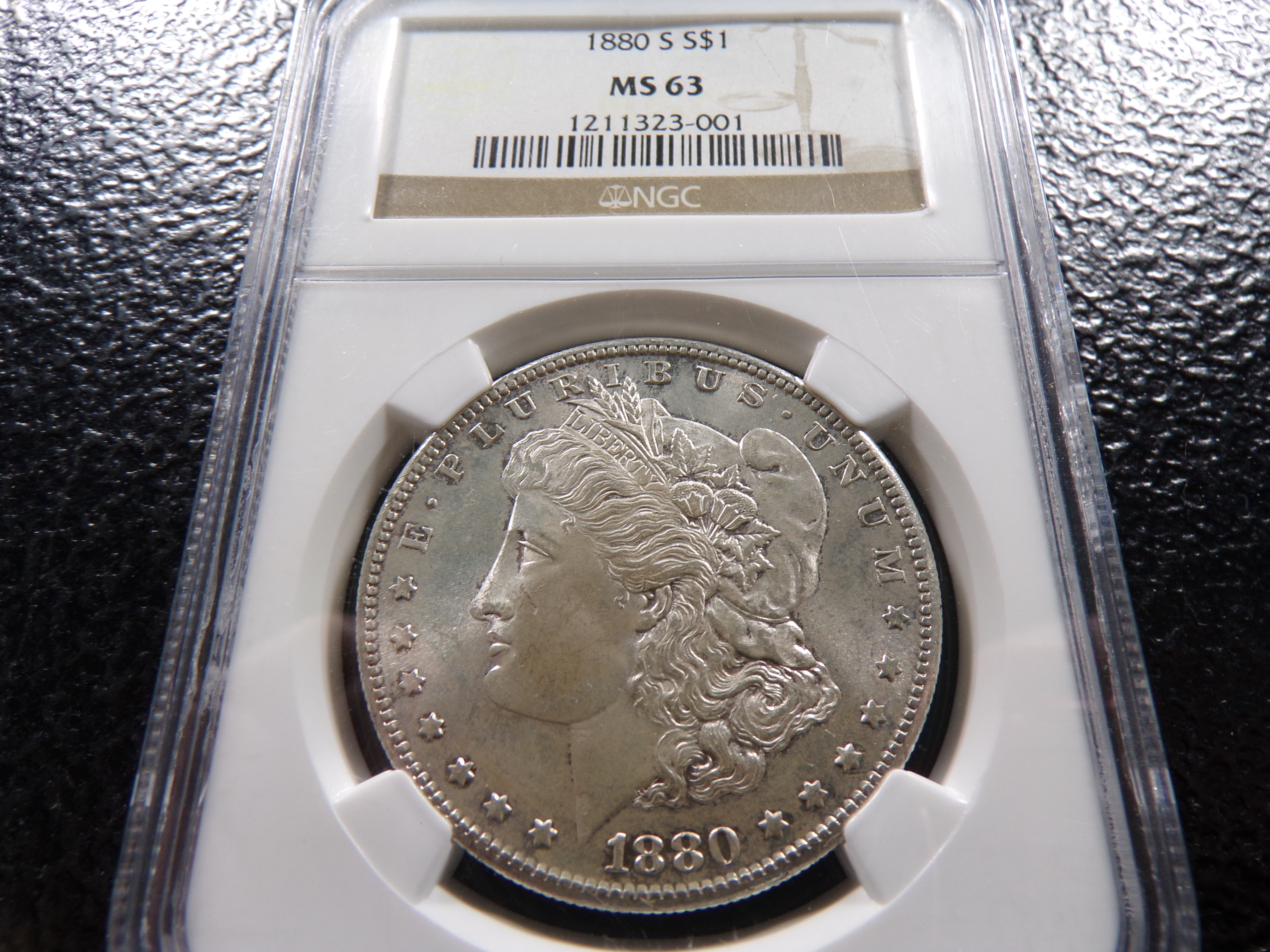 1880-S NGC MS63 MORGAN SILVER DOLLAR