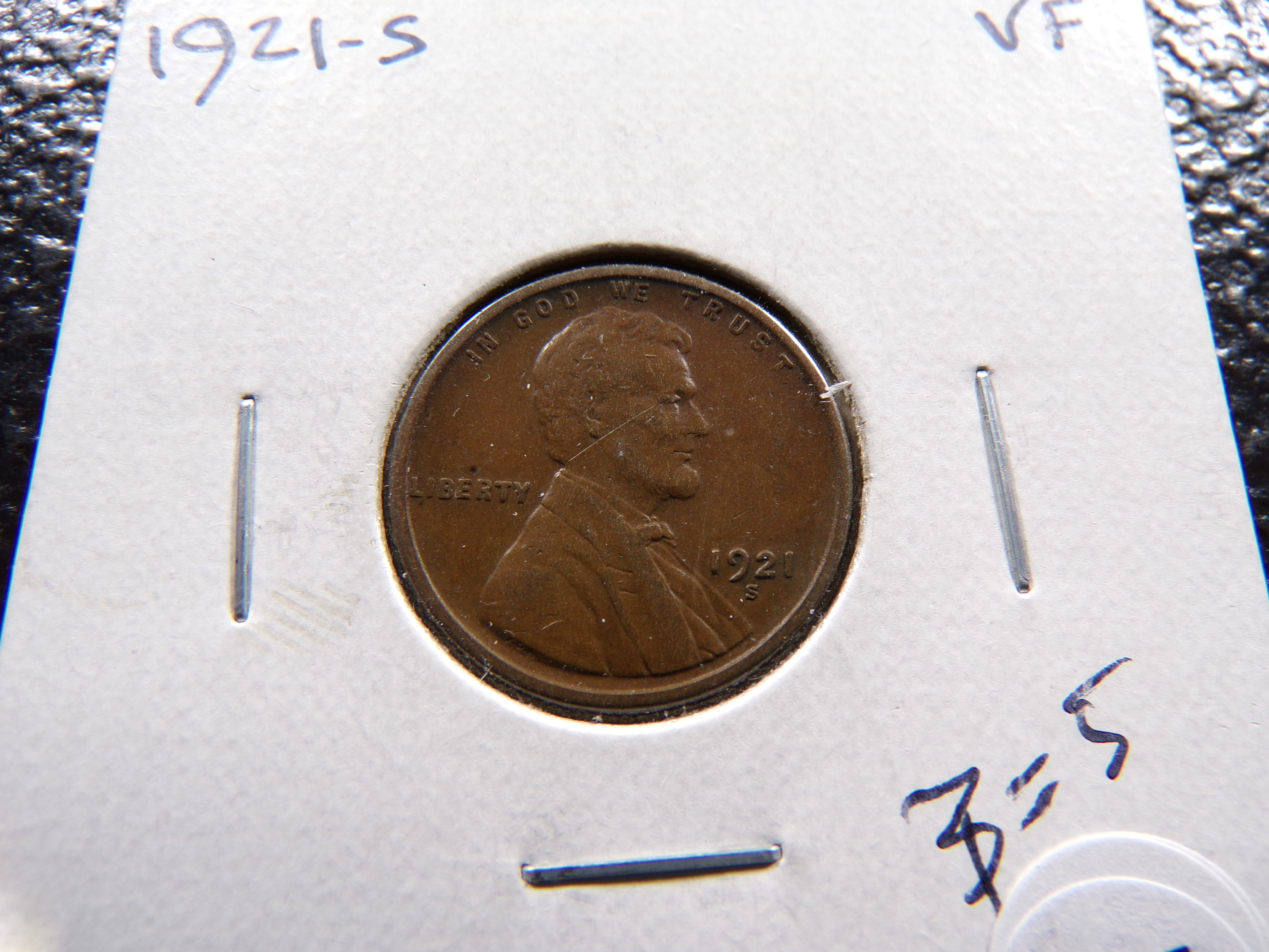 1921-S LINCOLN WHEAT CENT