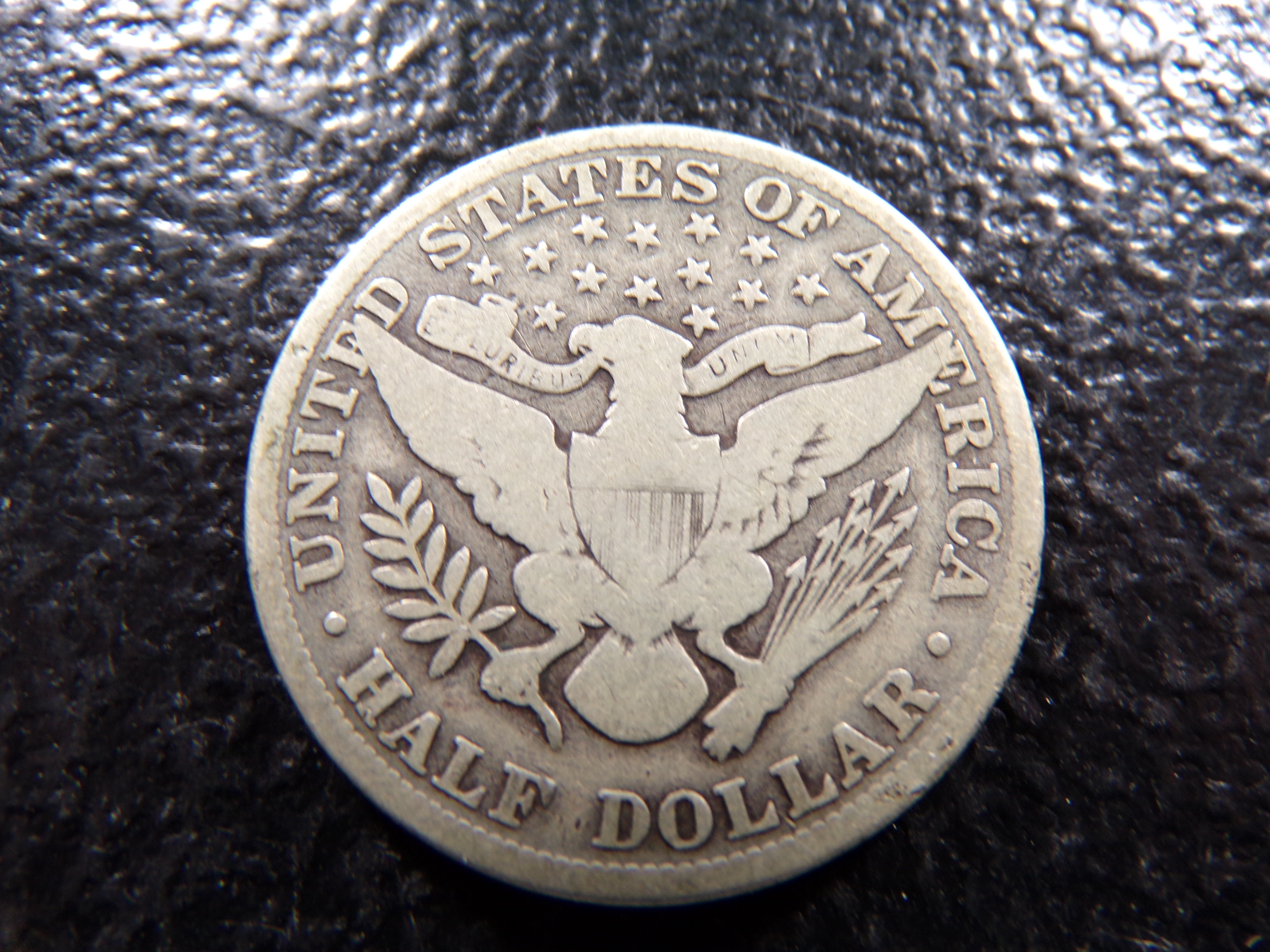 1913 BARBER SILVER HALF DOLLAR