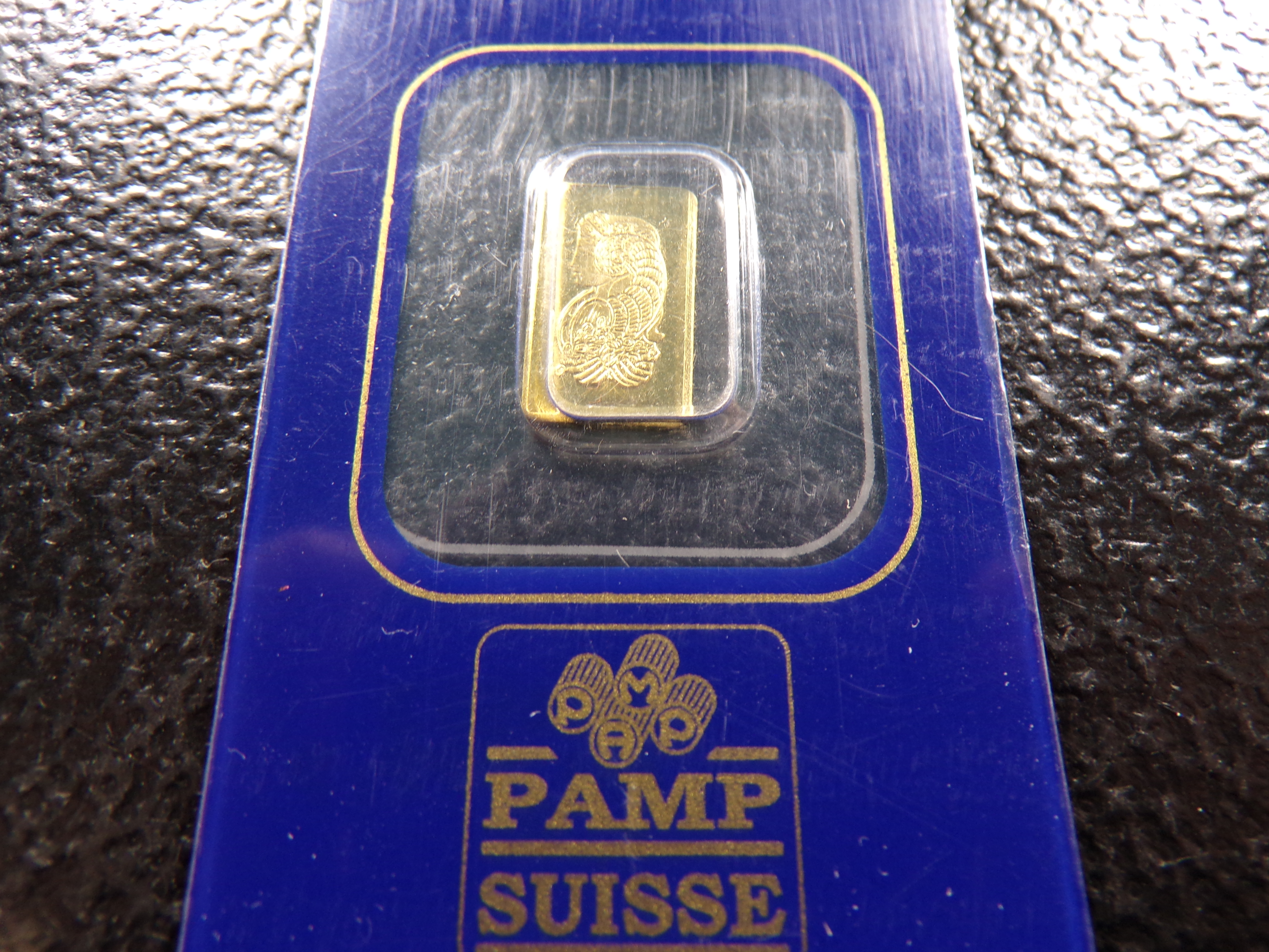PAMP 1 GRAM 999,9 FINE GOLD BAR
