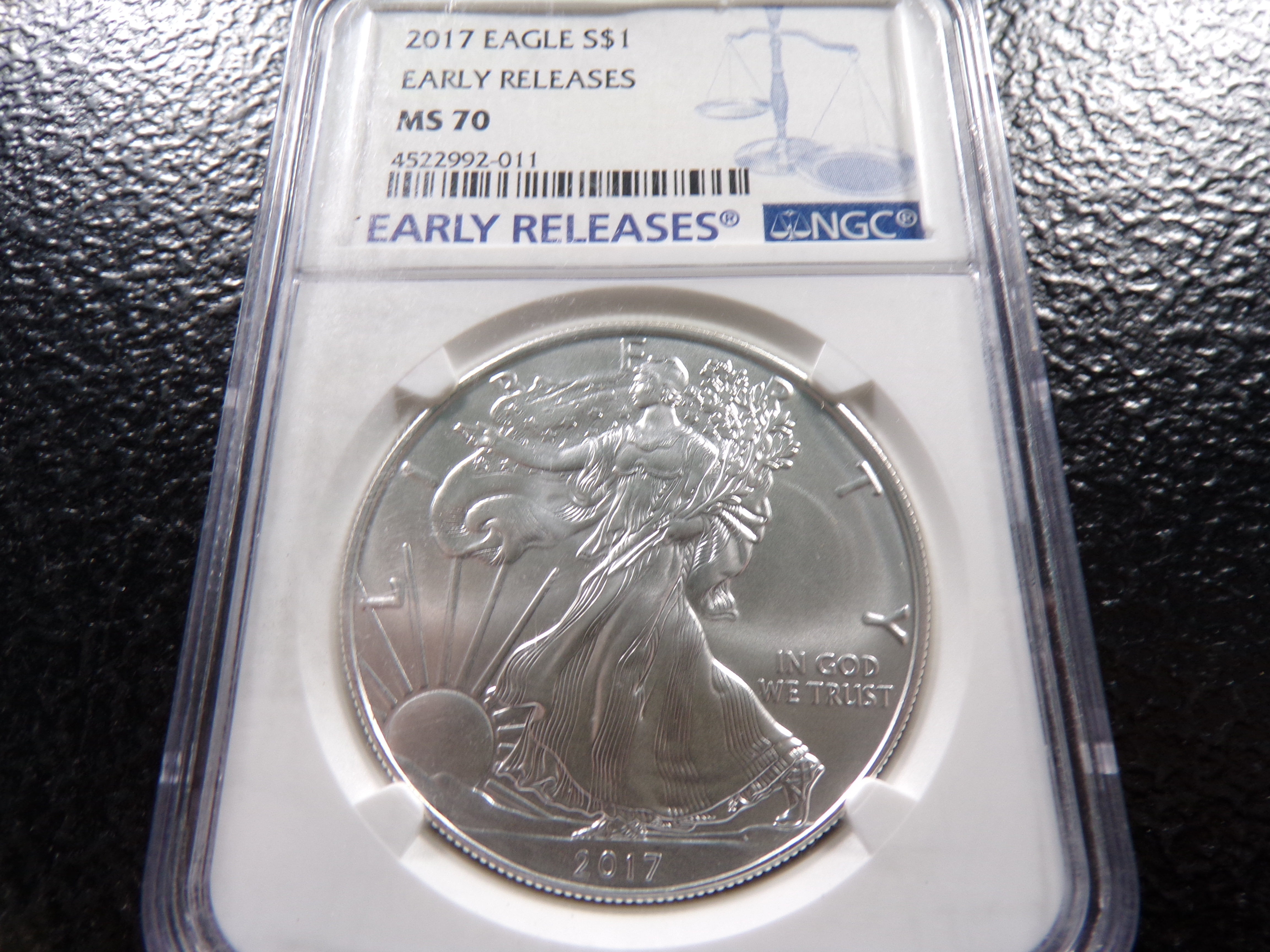 2017 NGC MS70 EARLY RELEASES AMERICAN SILVER EAGLE DOLLAR