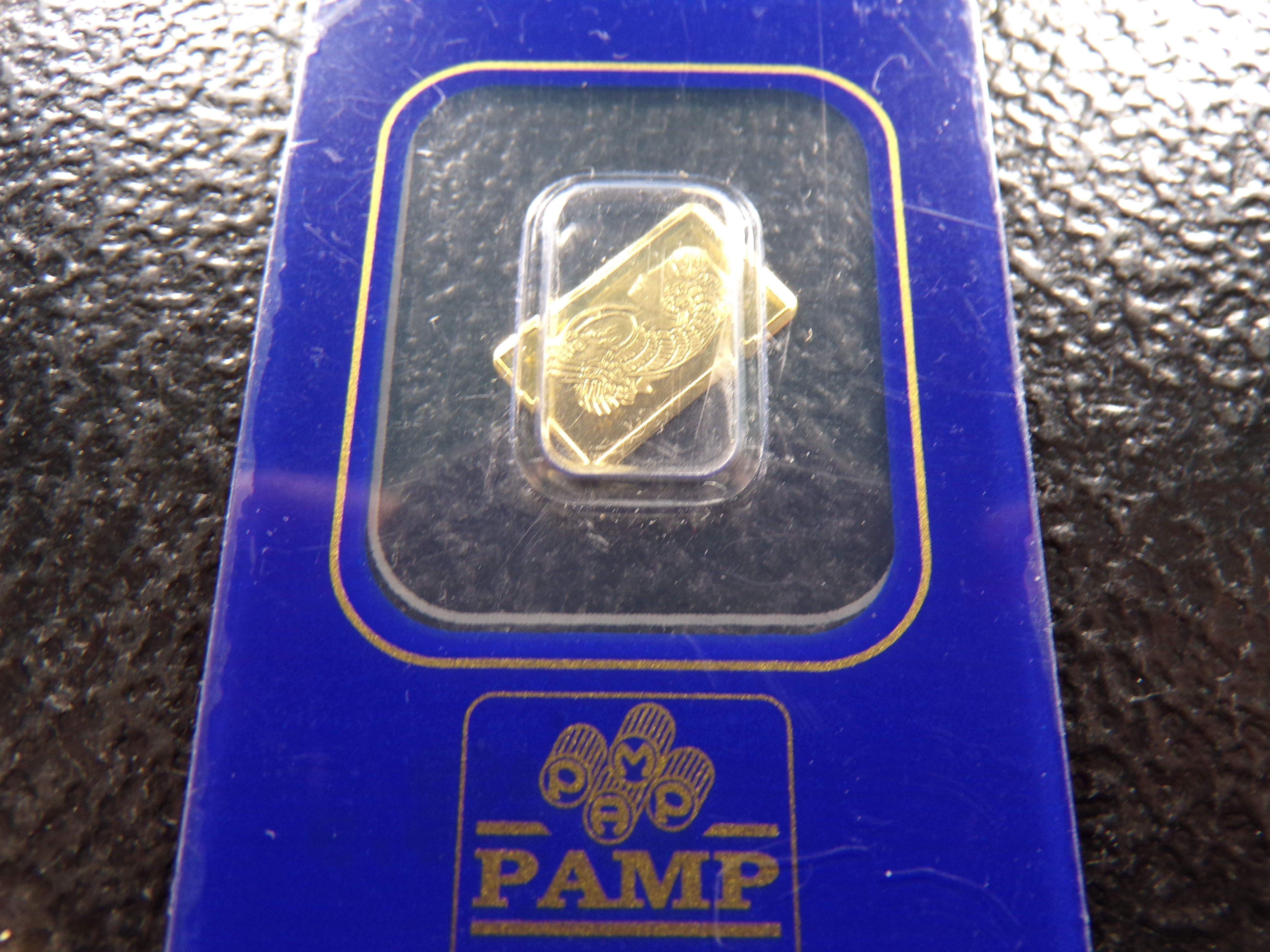 PAMP 1 GRAM 999,9 FINE GOLD BAR