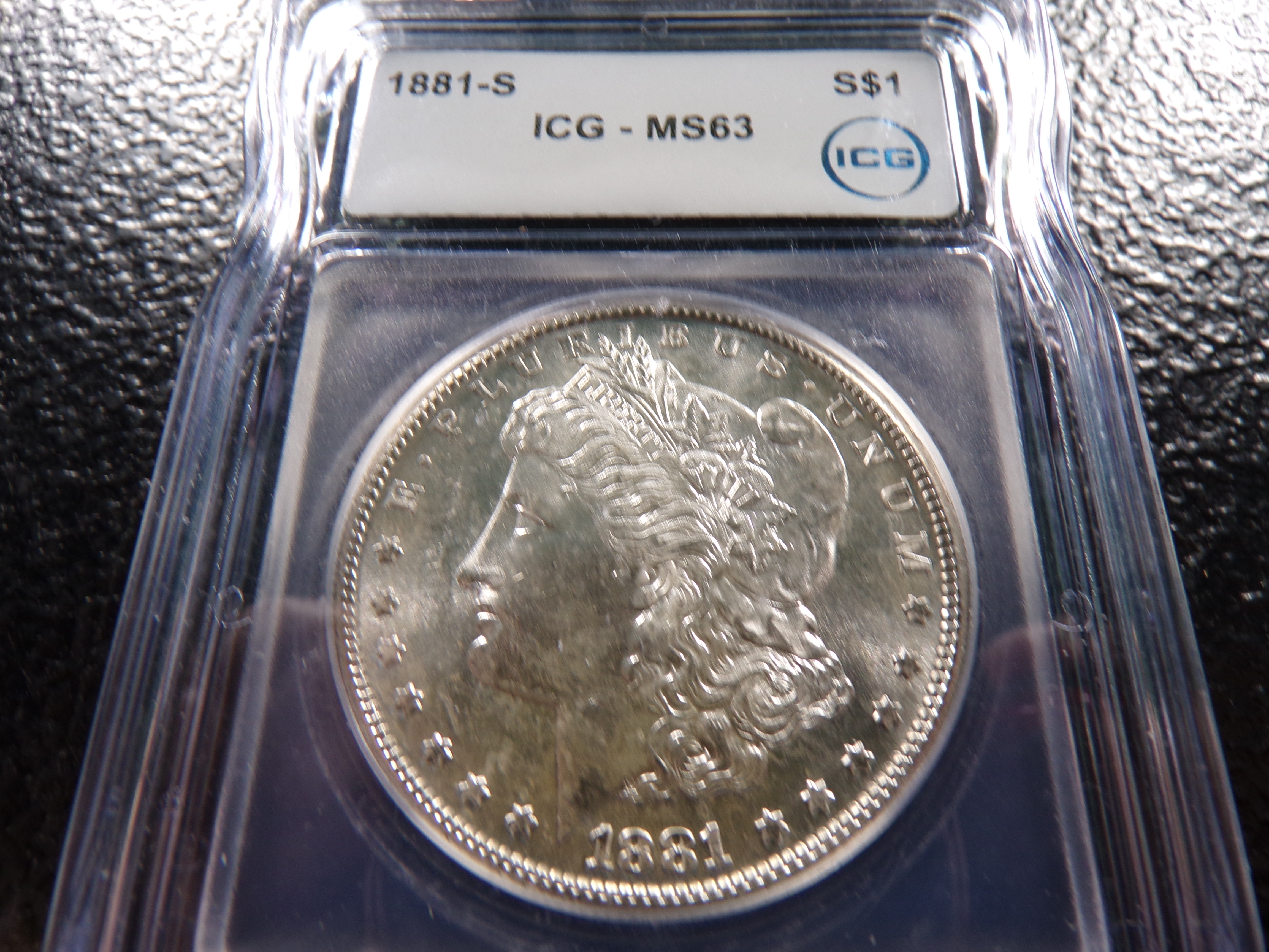 1881-S ICG MS63 MORGAN SILVER DOLLAR