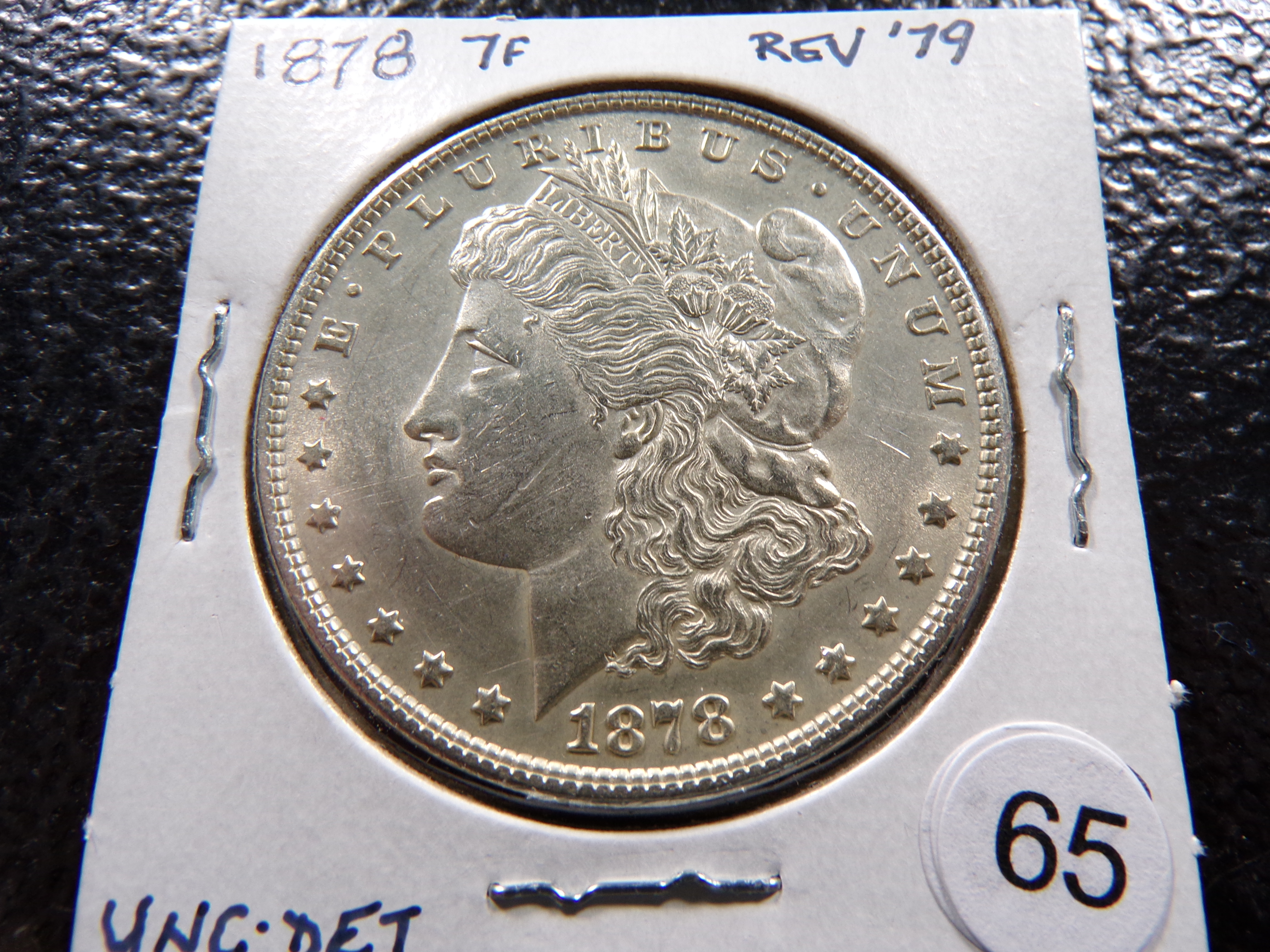 1878 7TF REV. 79 MORGAN SILVER DOLLAR