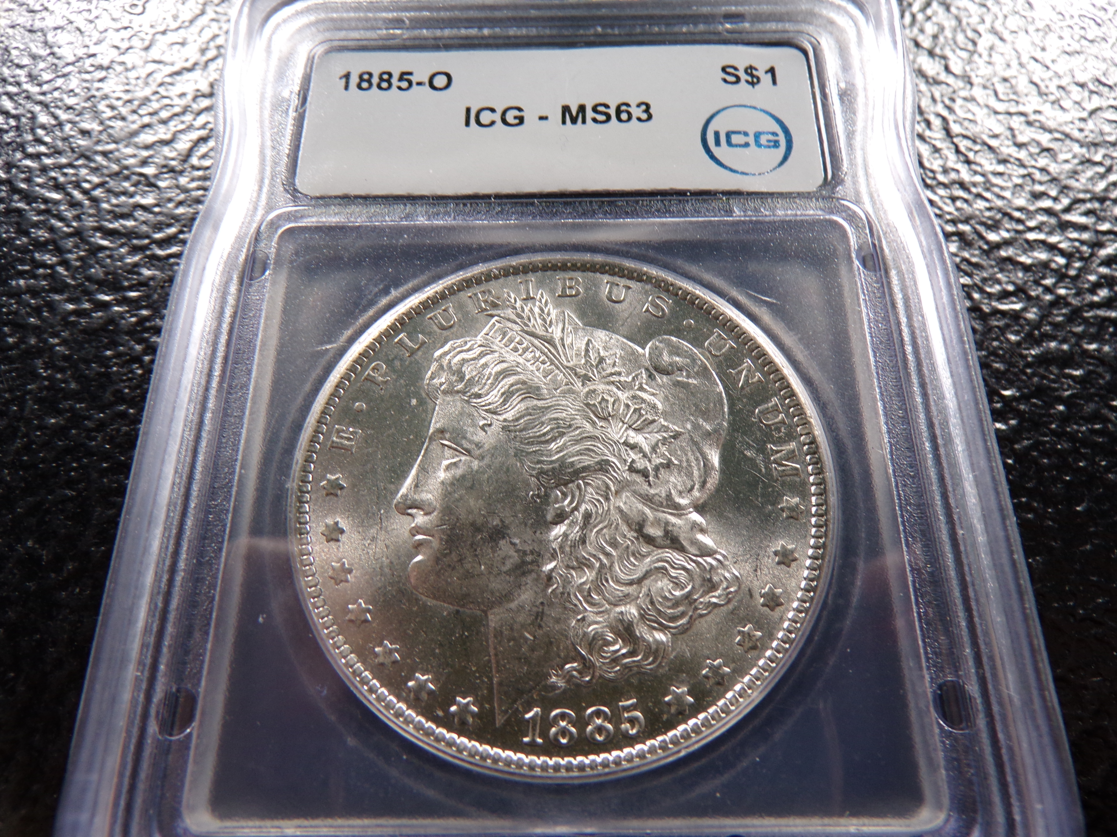 1885-O ICG MS63 MORGAN SILVER DOLLAR