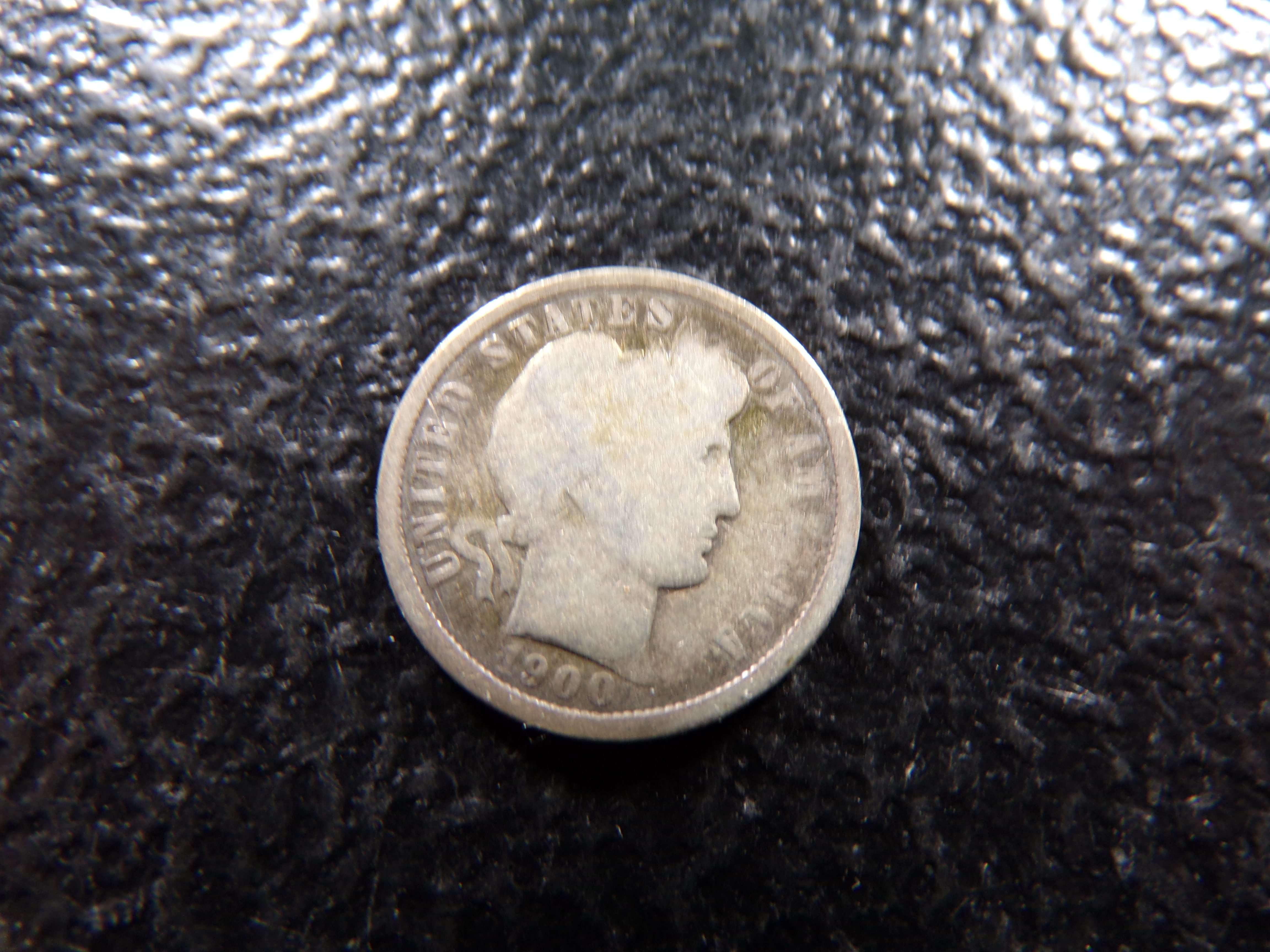 1900-O BARBER SILVER DIME