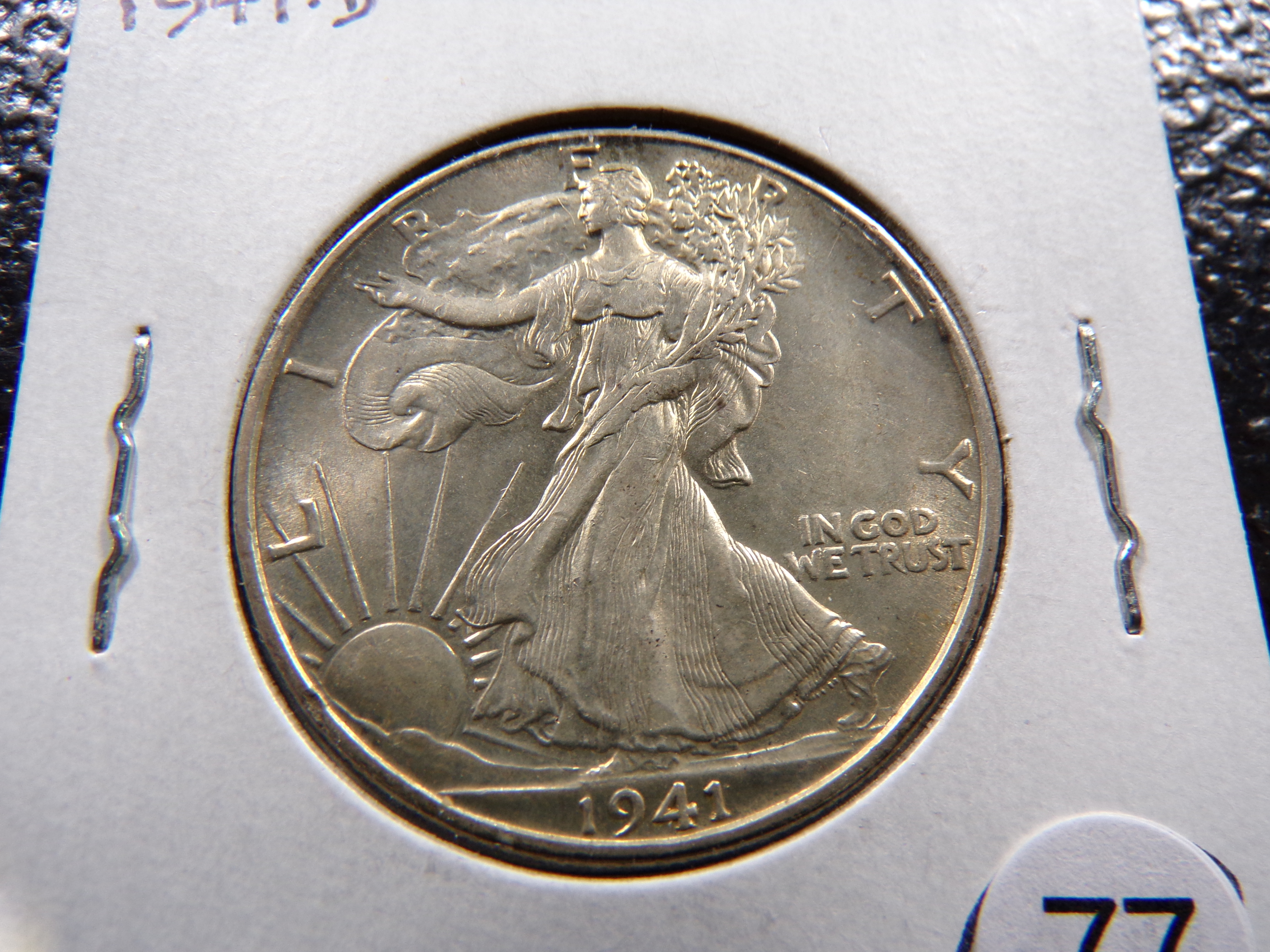 1941-D WALKING LIBERTY SILVER HALF DOLLAR