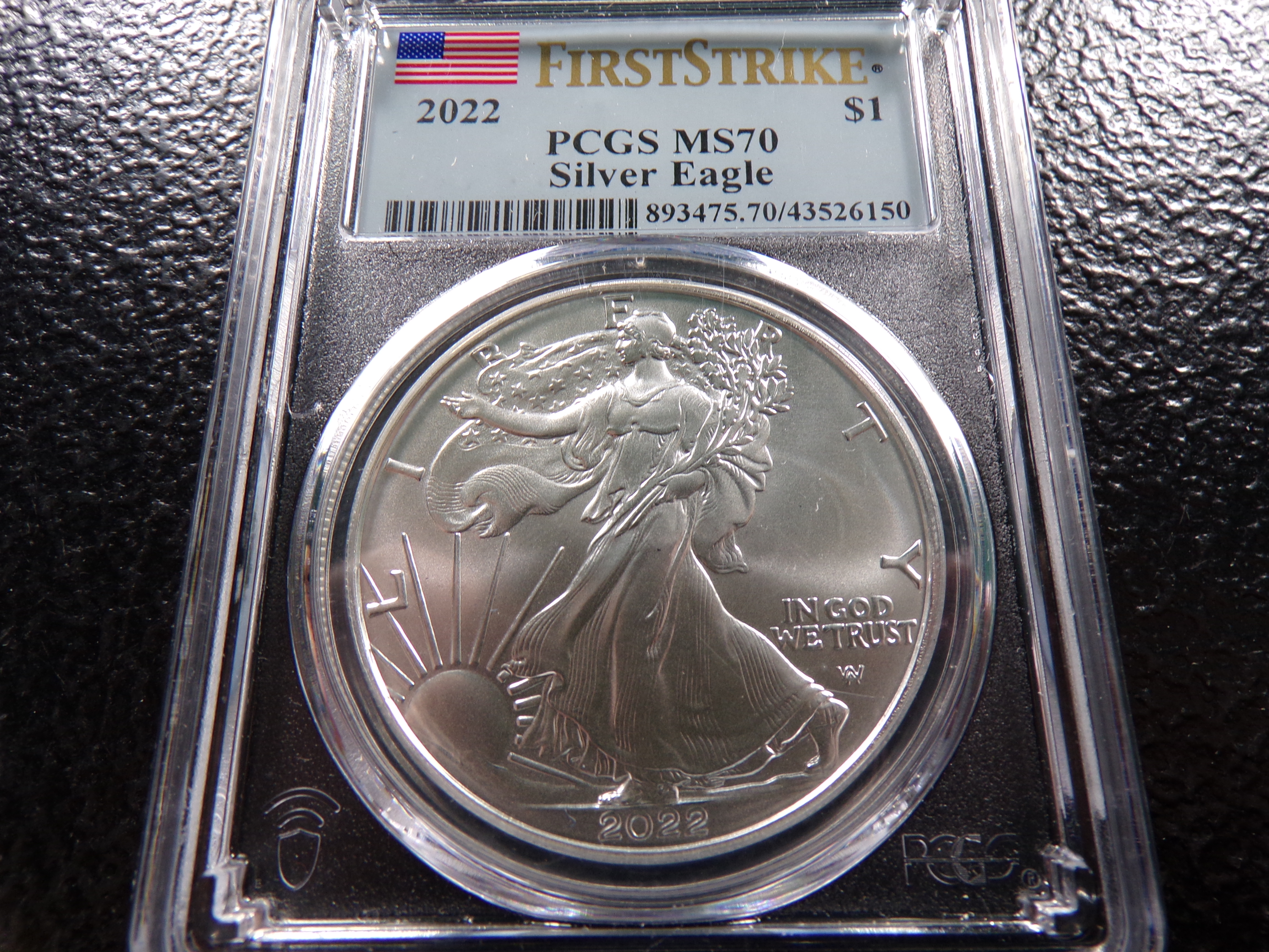 2022 PCGS MS70 FIRST STRIKE AMERICAN SILVER EAGLE DOLLAR