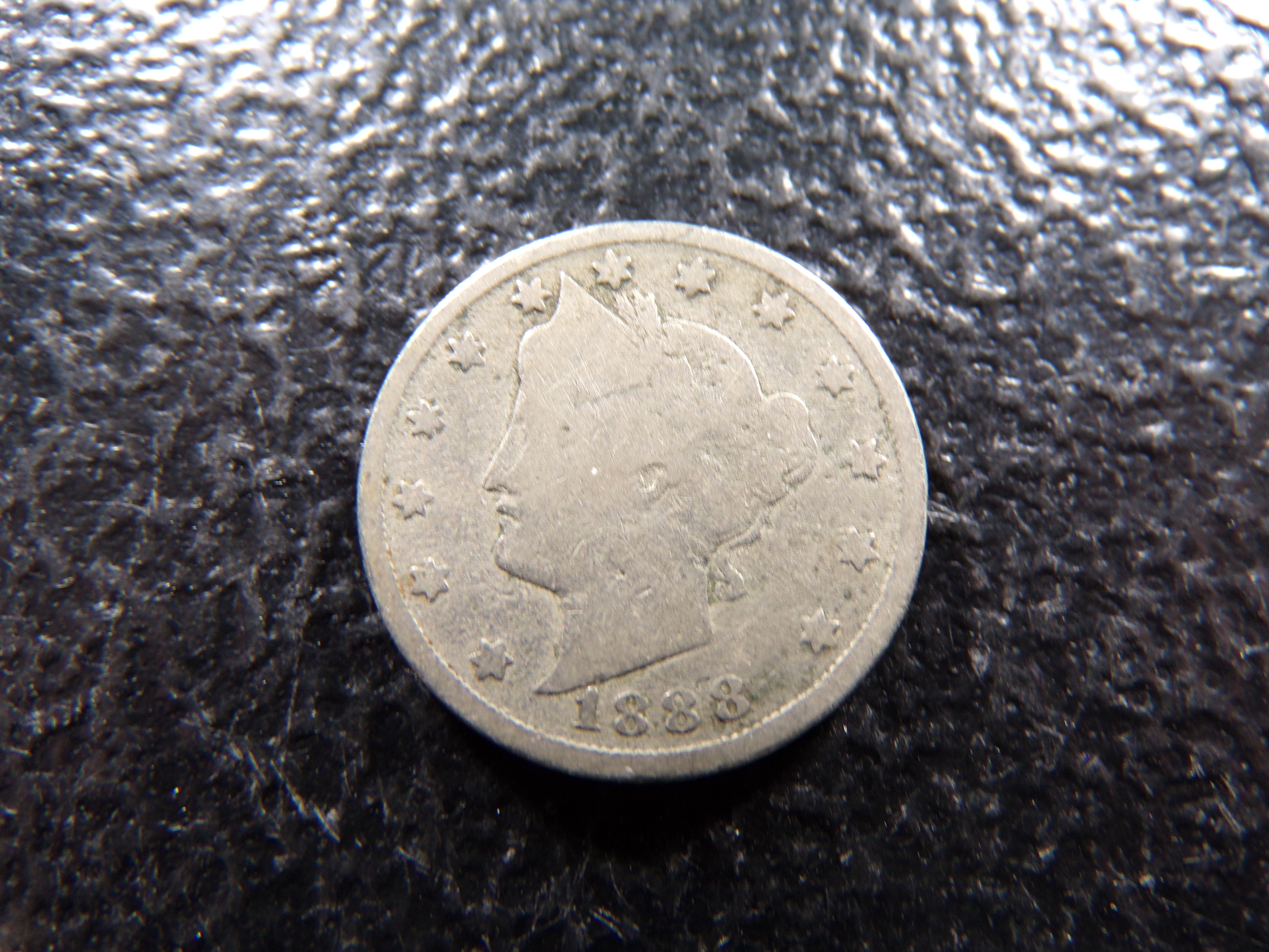 1888 LIBERTY HEAD V NICKEL