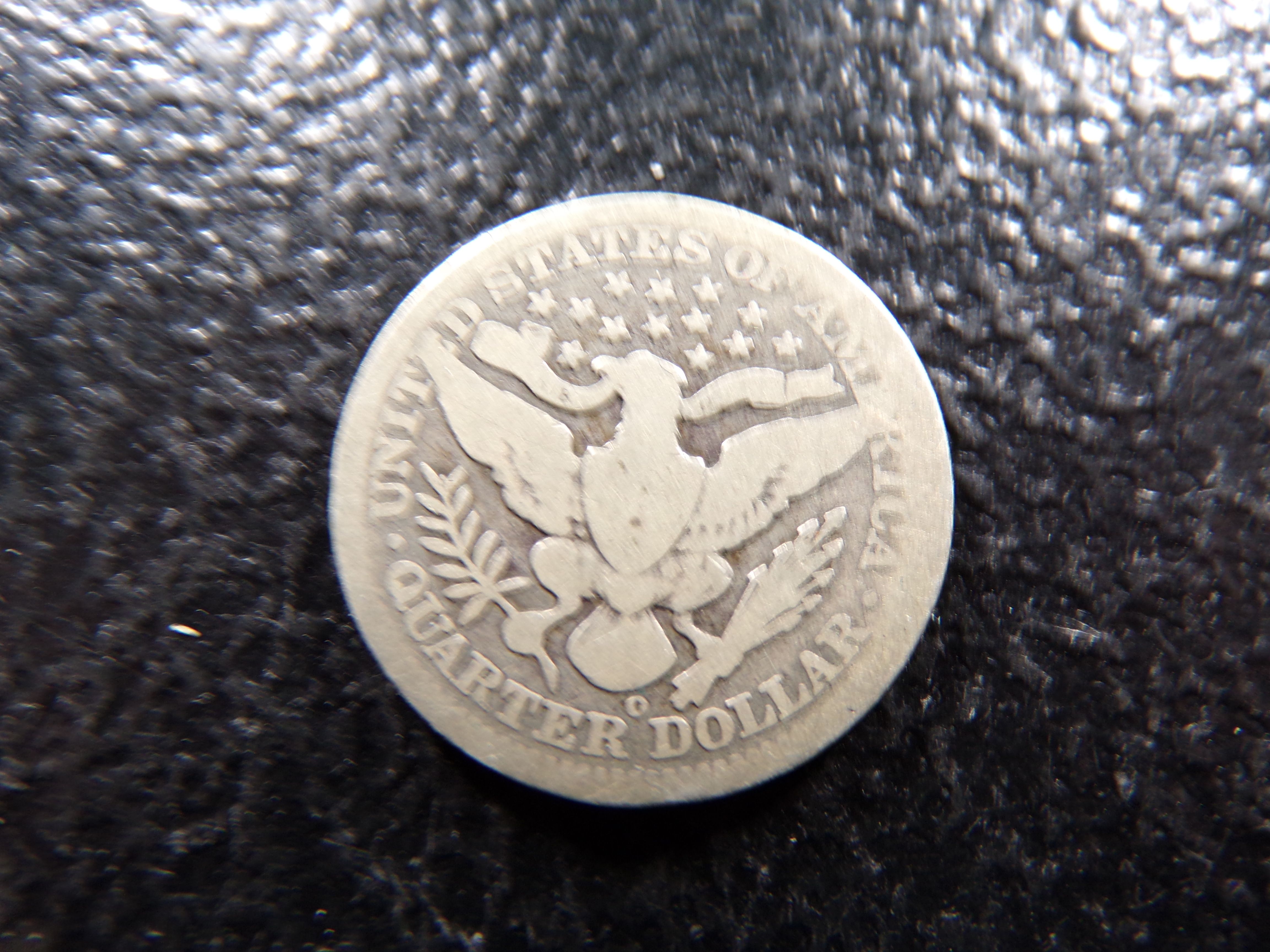 1904-O BARBER SILVER QUARTER
