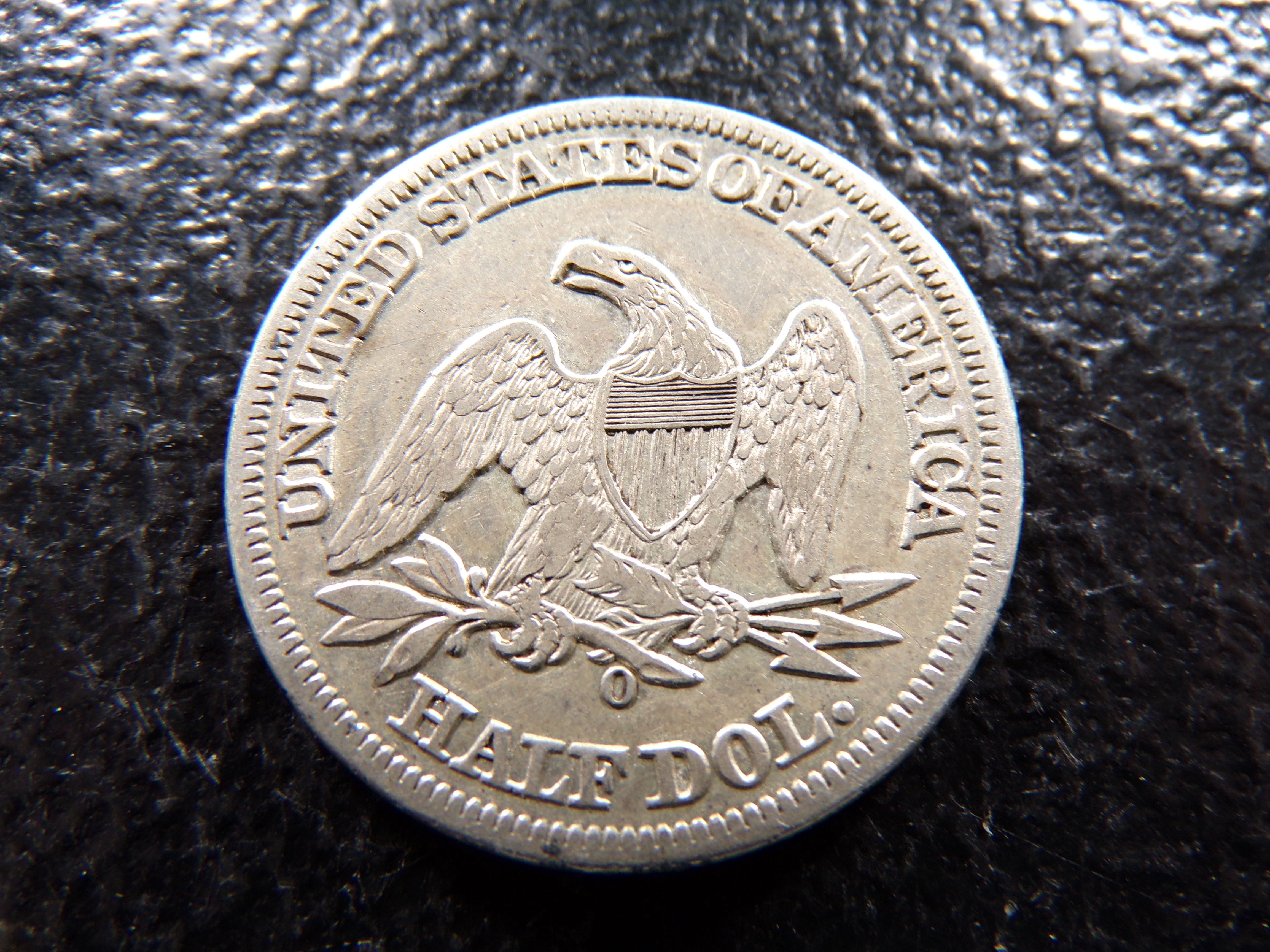 1849-O RARE DATE HIGH GRADE SEATED LIBERTY SILVER HALF DOLLAR