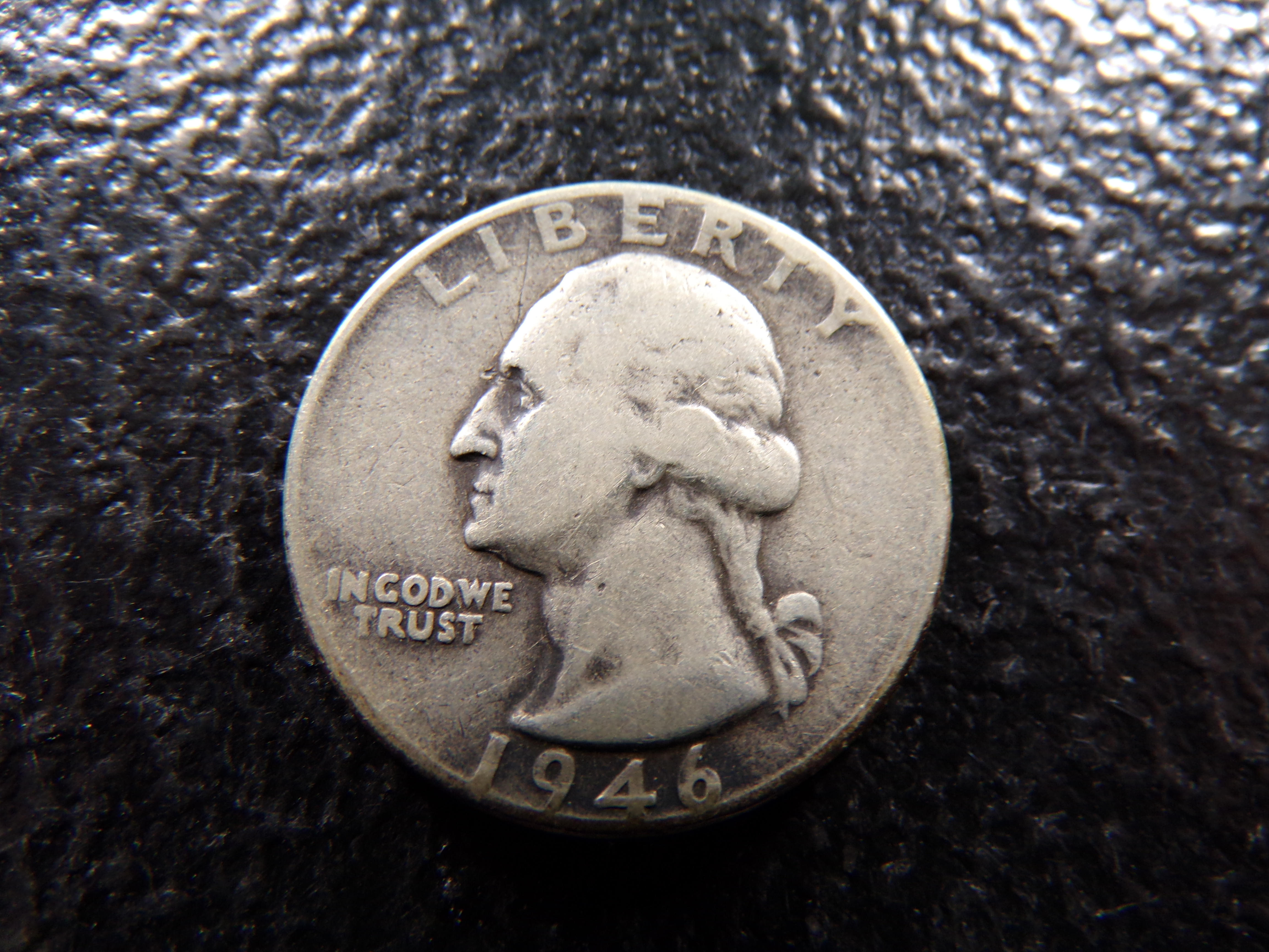 1946 WASHINGTON SILVER QUARTER