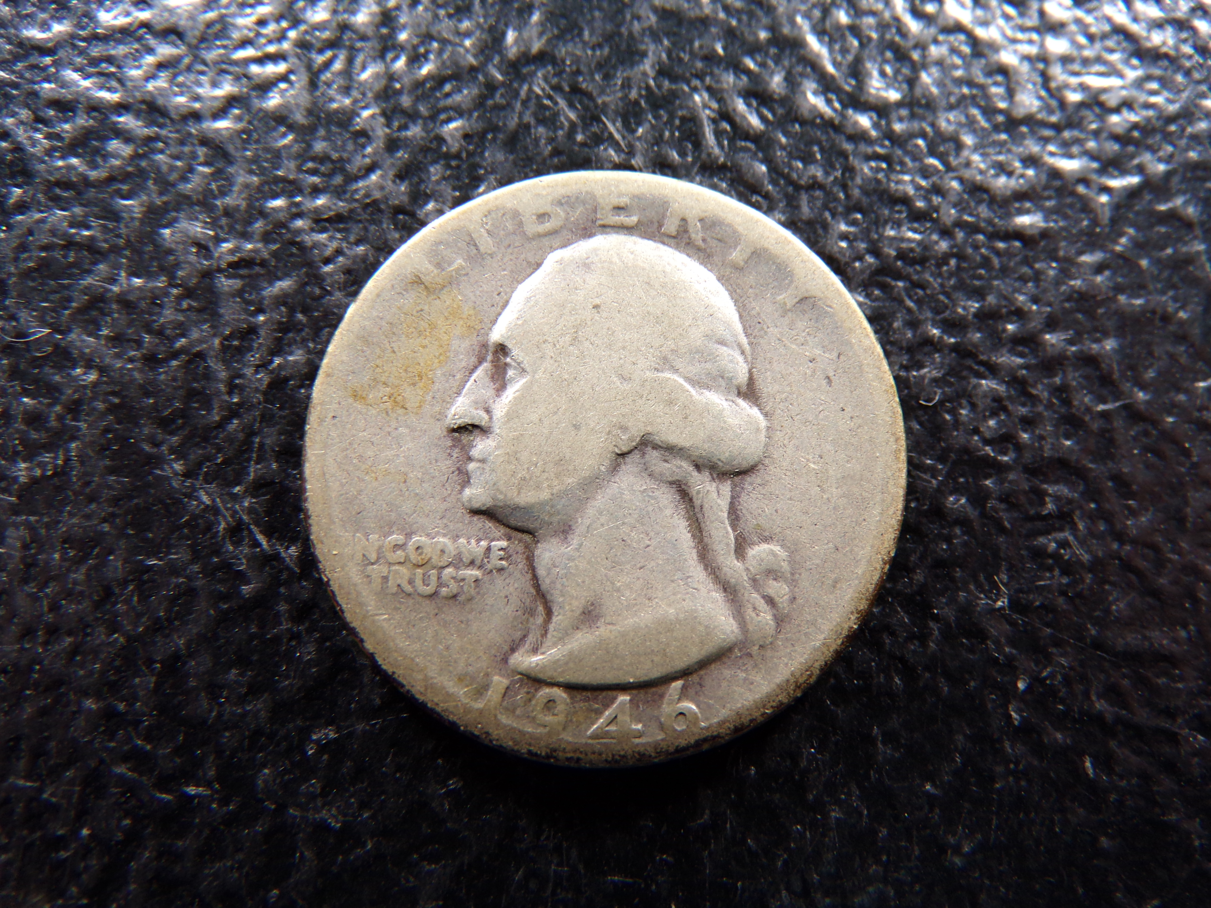 1946-D WASHINGTON SILVER QUARTER
