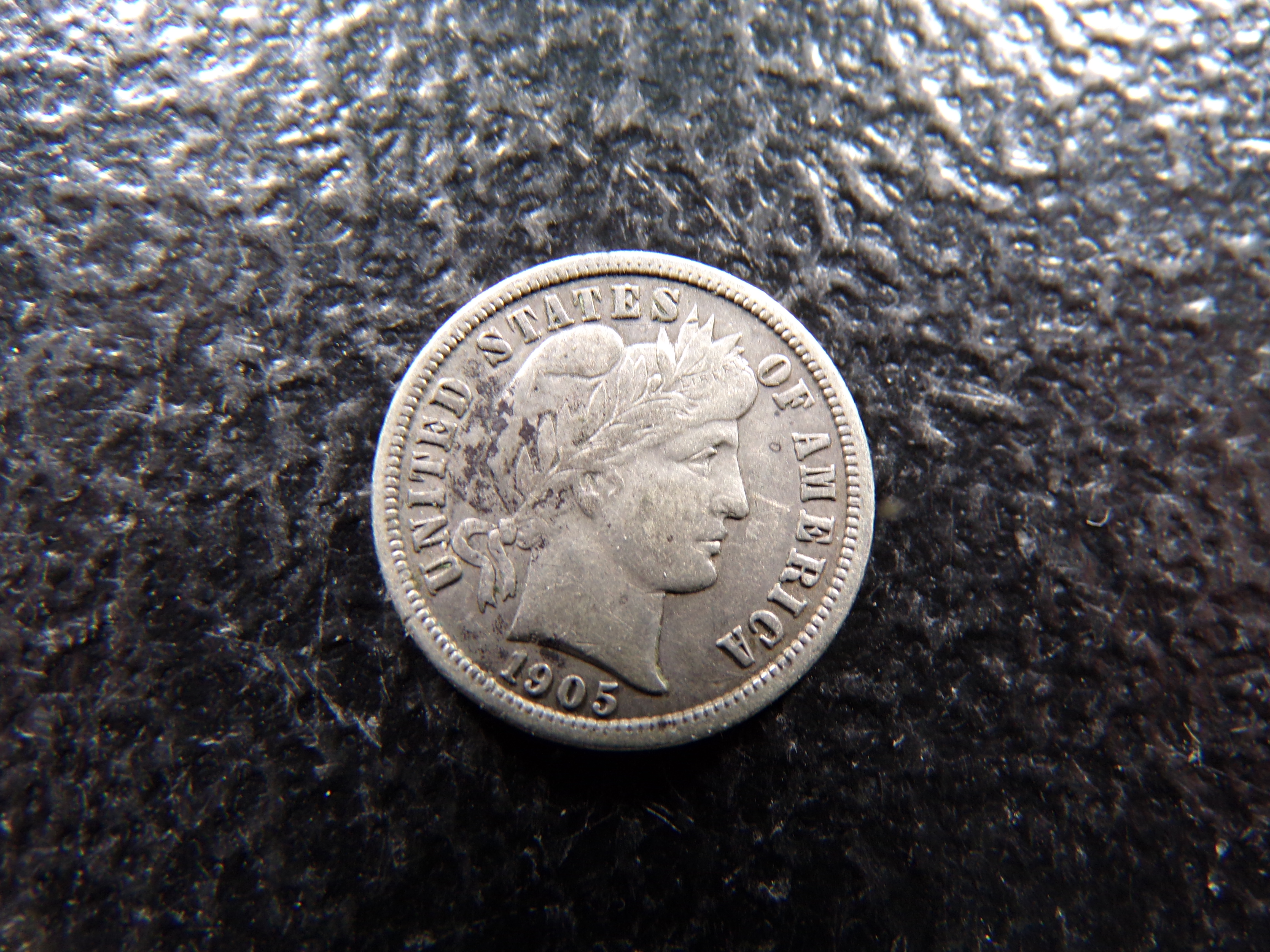 1905-S BARBER SILVER DIME