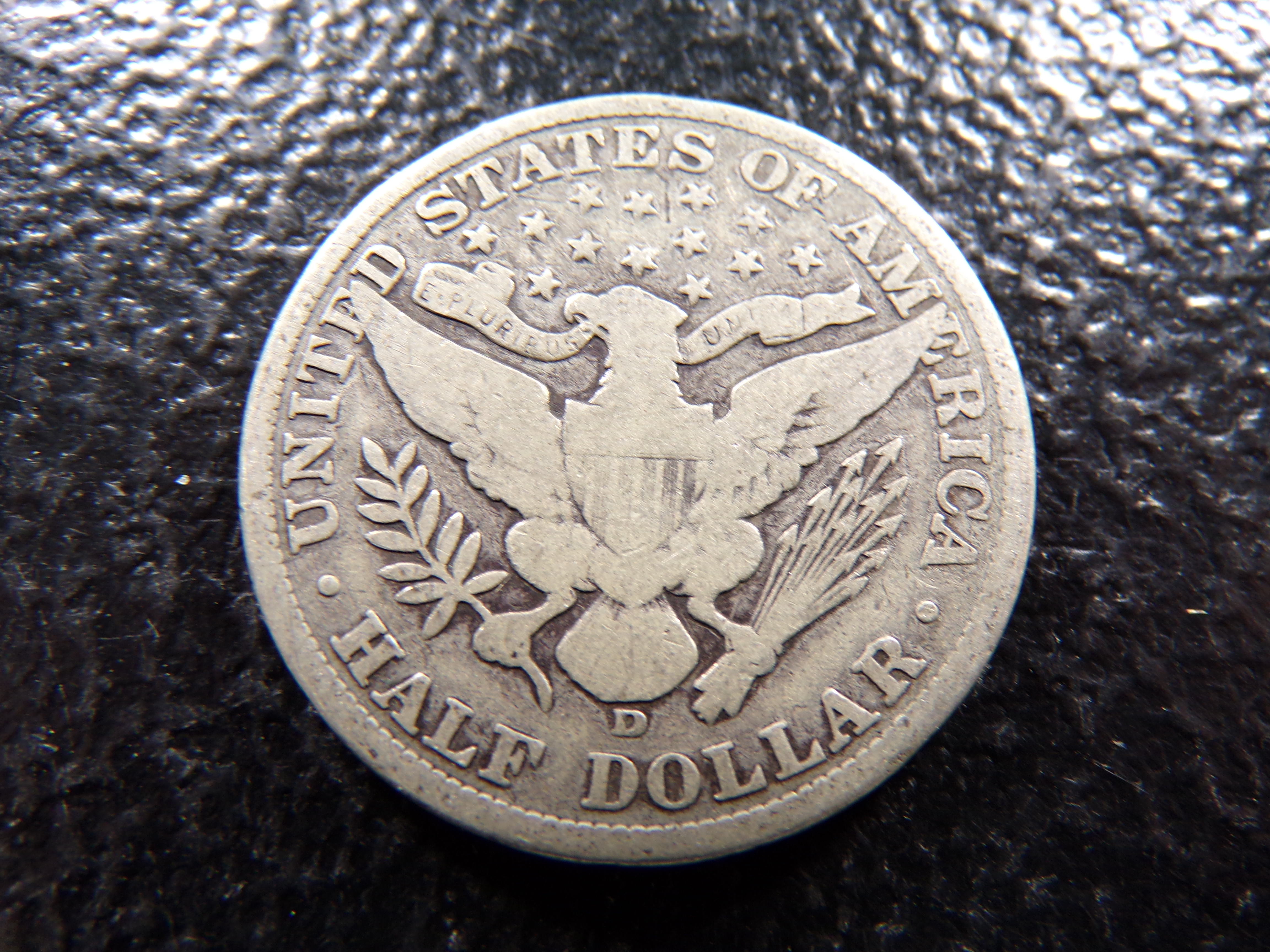 1908-D BARBER SILVER HALF DOLLAR ***MINTED 3 1/4 MILLION