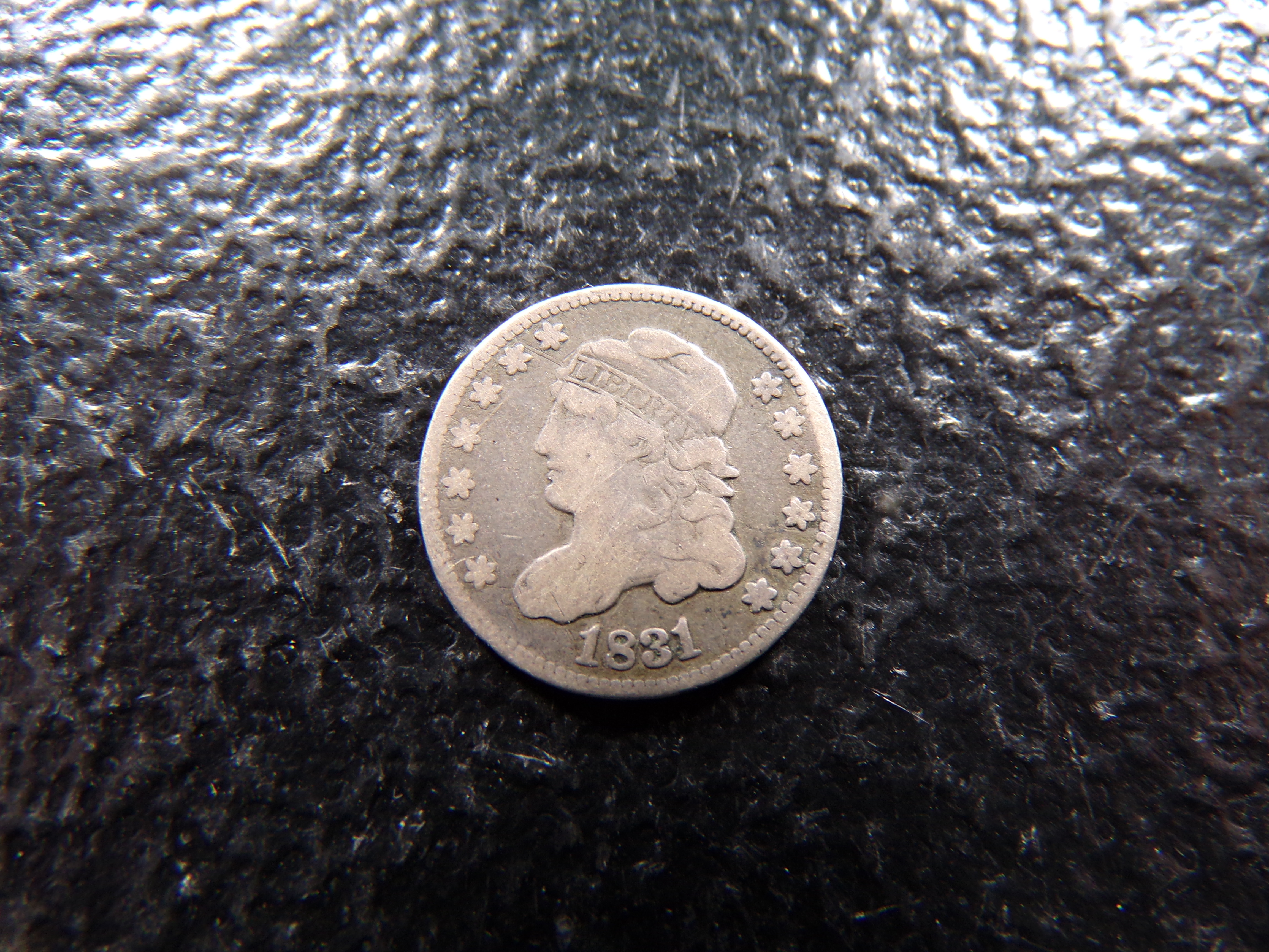 1831 CAPPED BUST SILVER HALF DIME