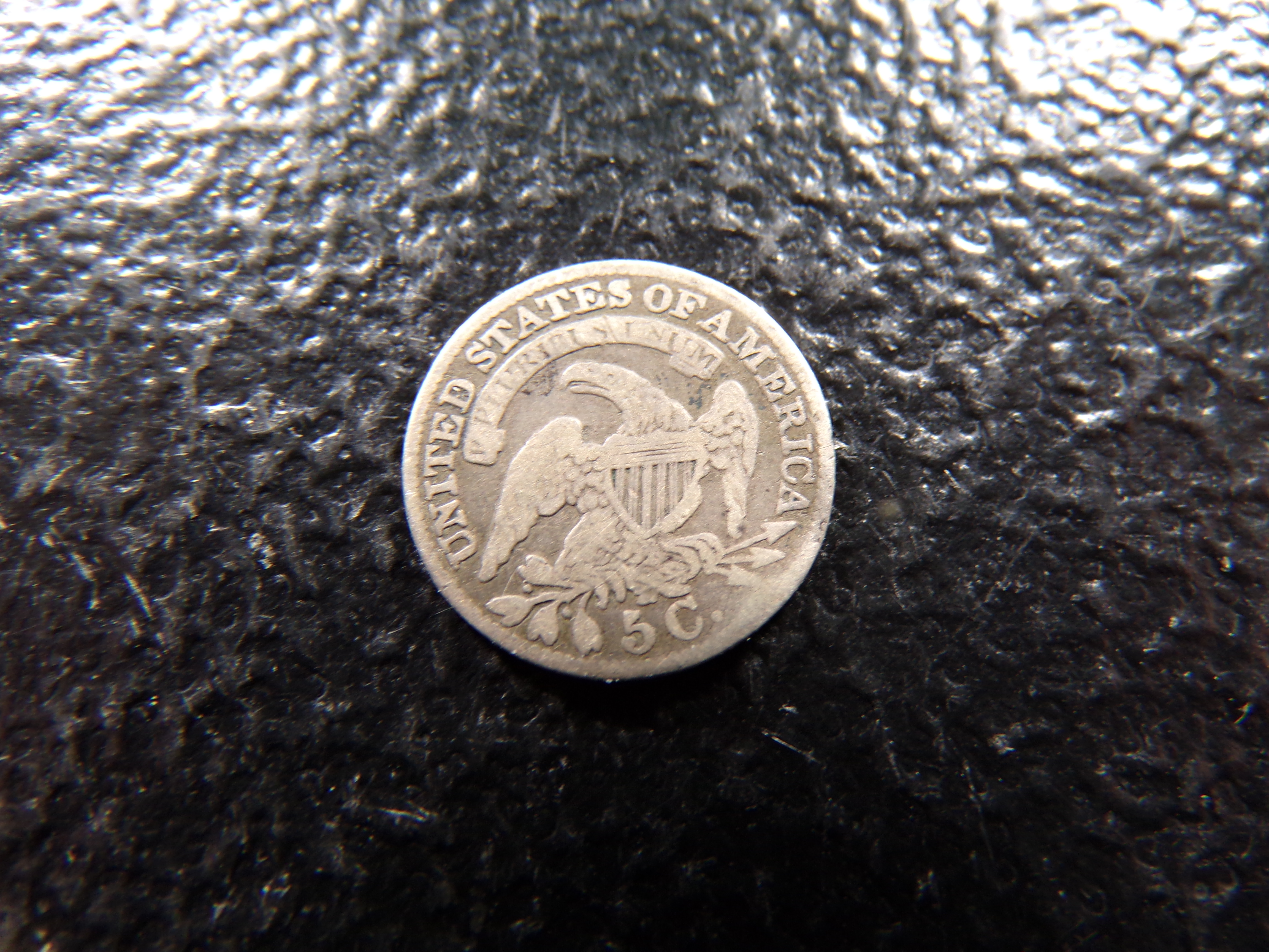 1831 CAPPED BUST SILVER HALF DIME