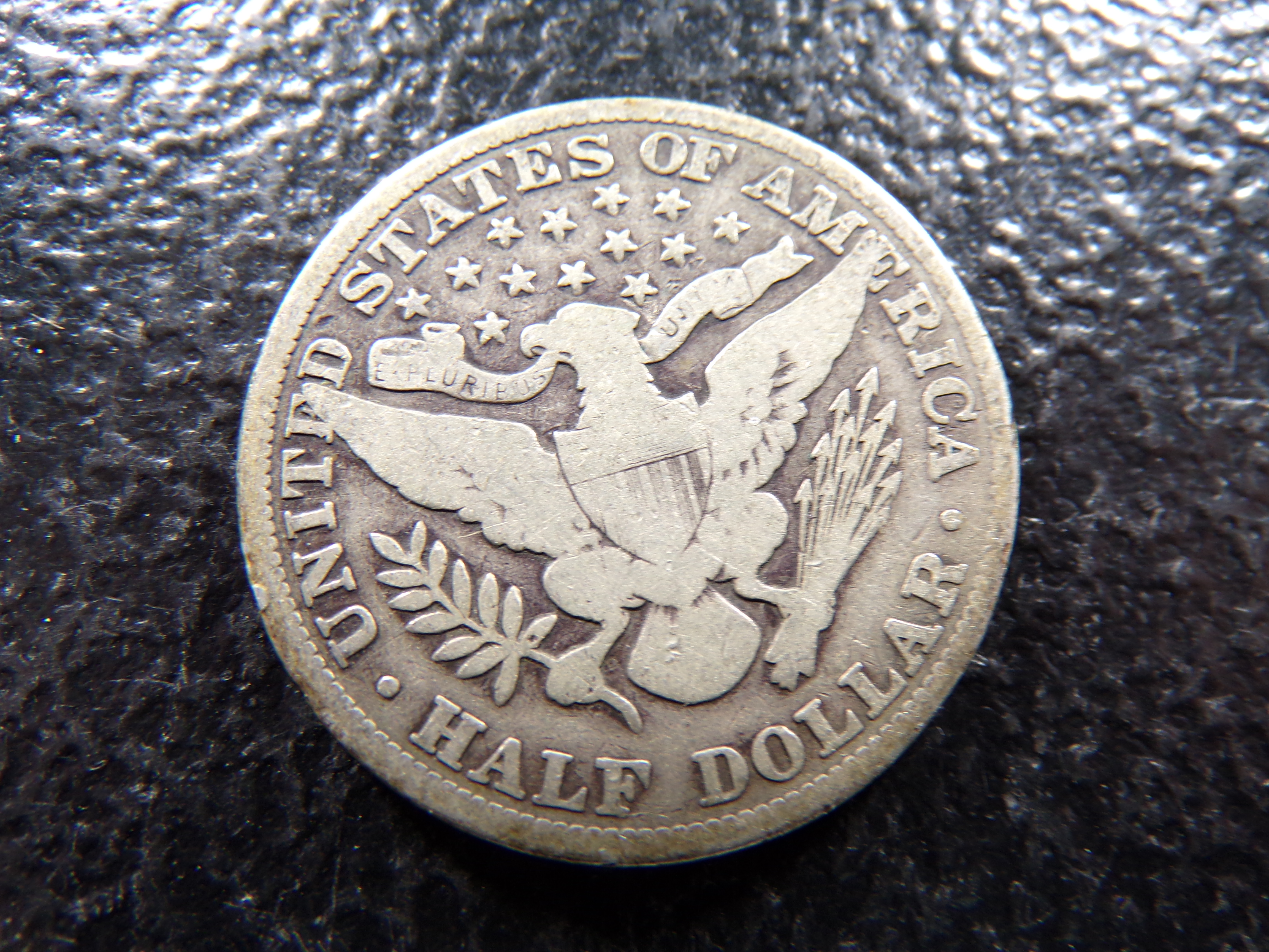 1913 BARBER SILVER HALF DOLLAR