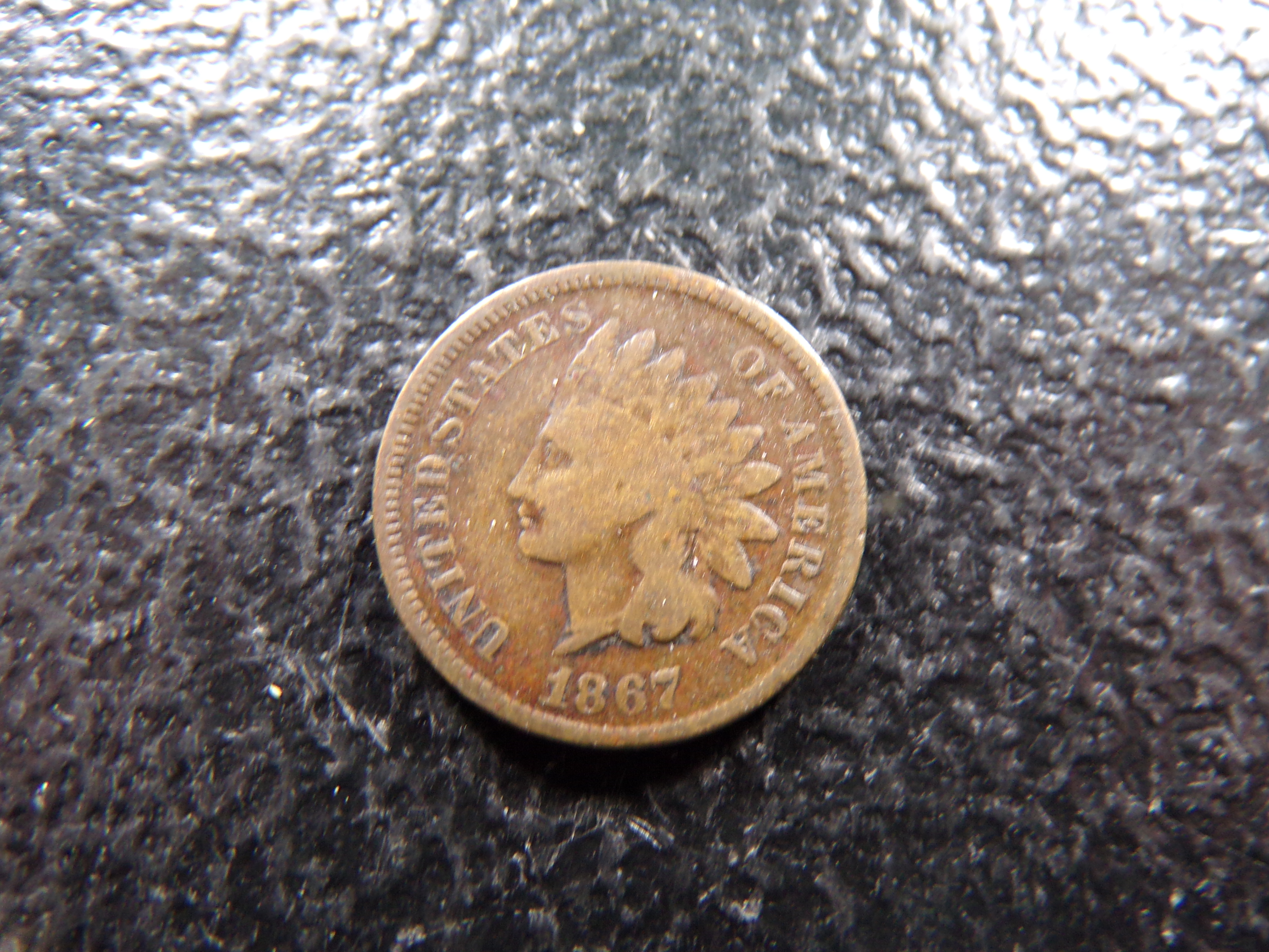 1867 INDIAN HEAD CENT