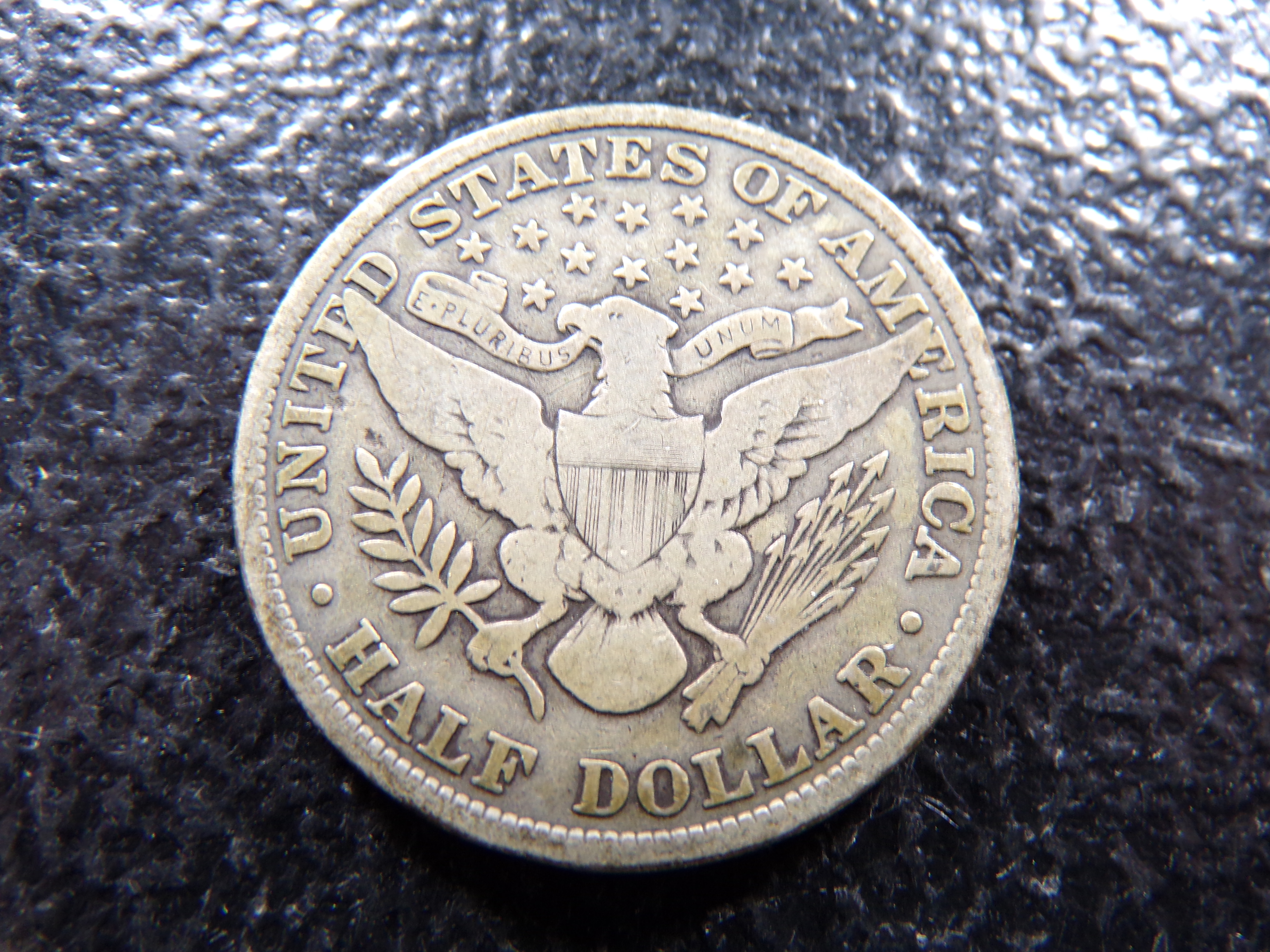 1906 BARBER SILVER HALF DOLLAR