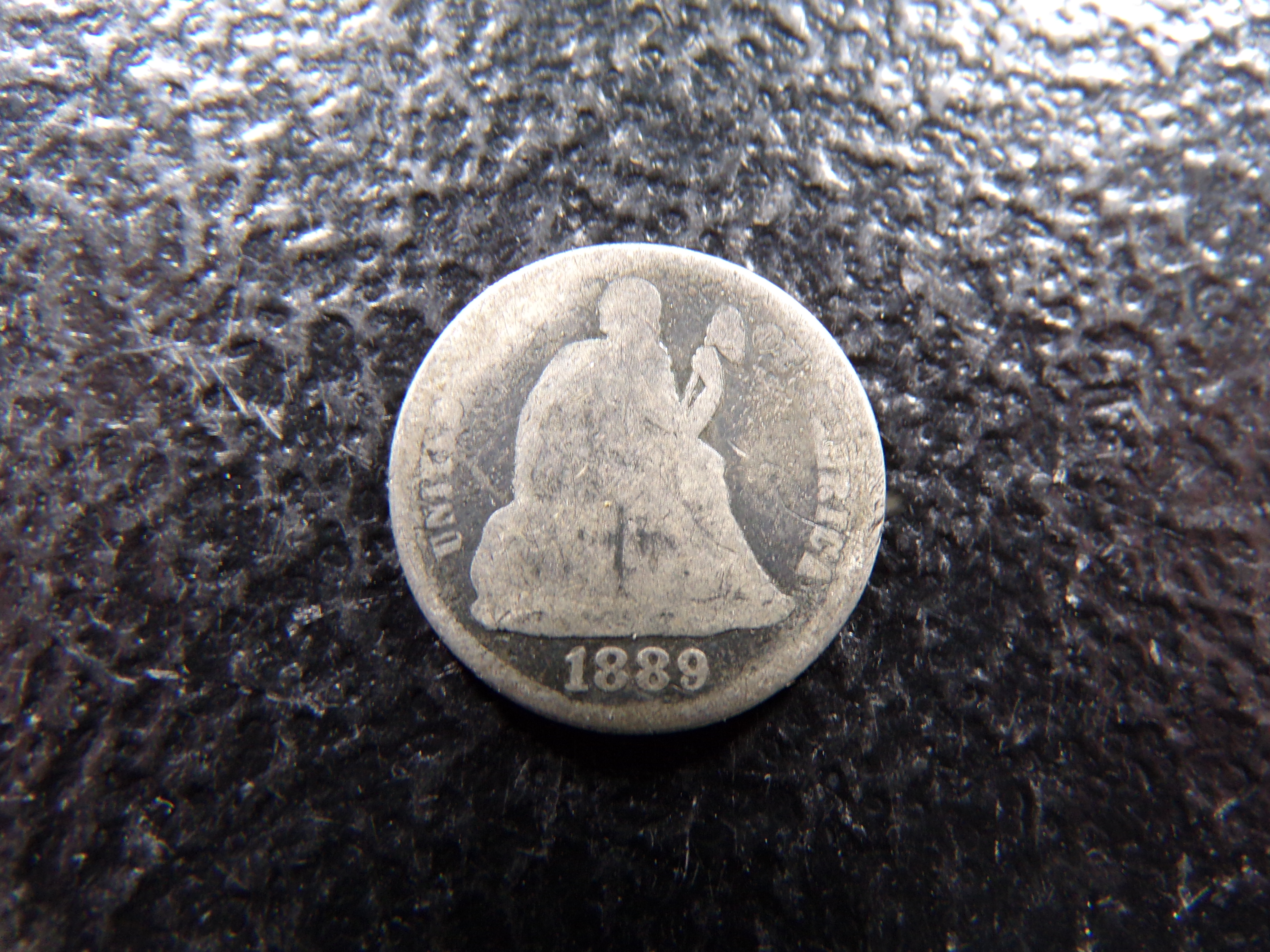 1889 SEATED LIBERTY SILVER DIME