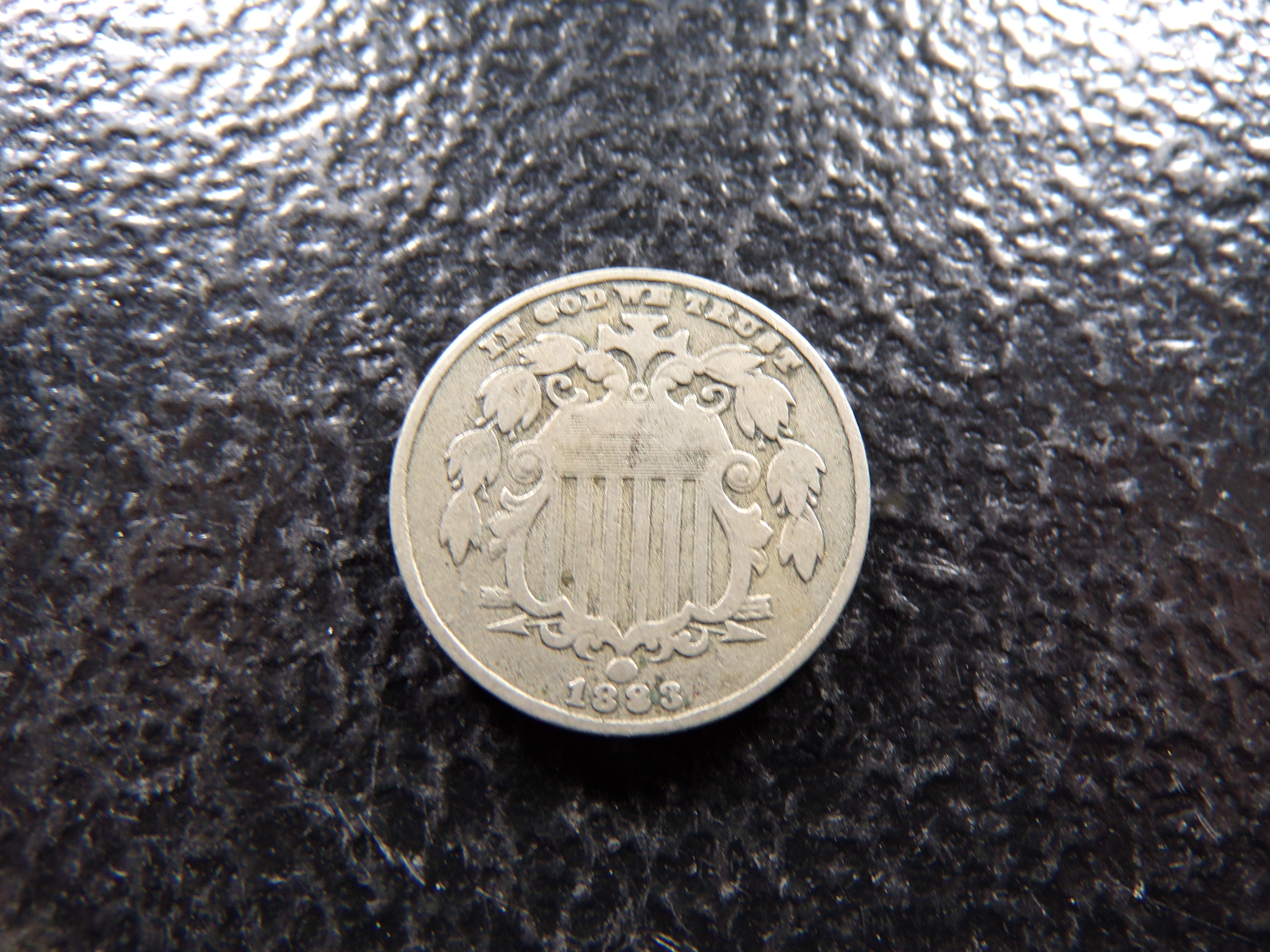 1883 RARE DATE SHIELD NICKEL