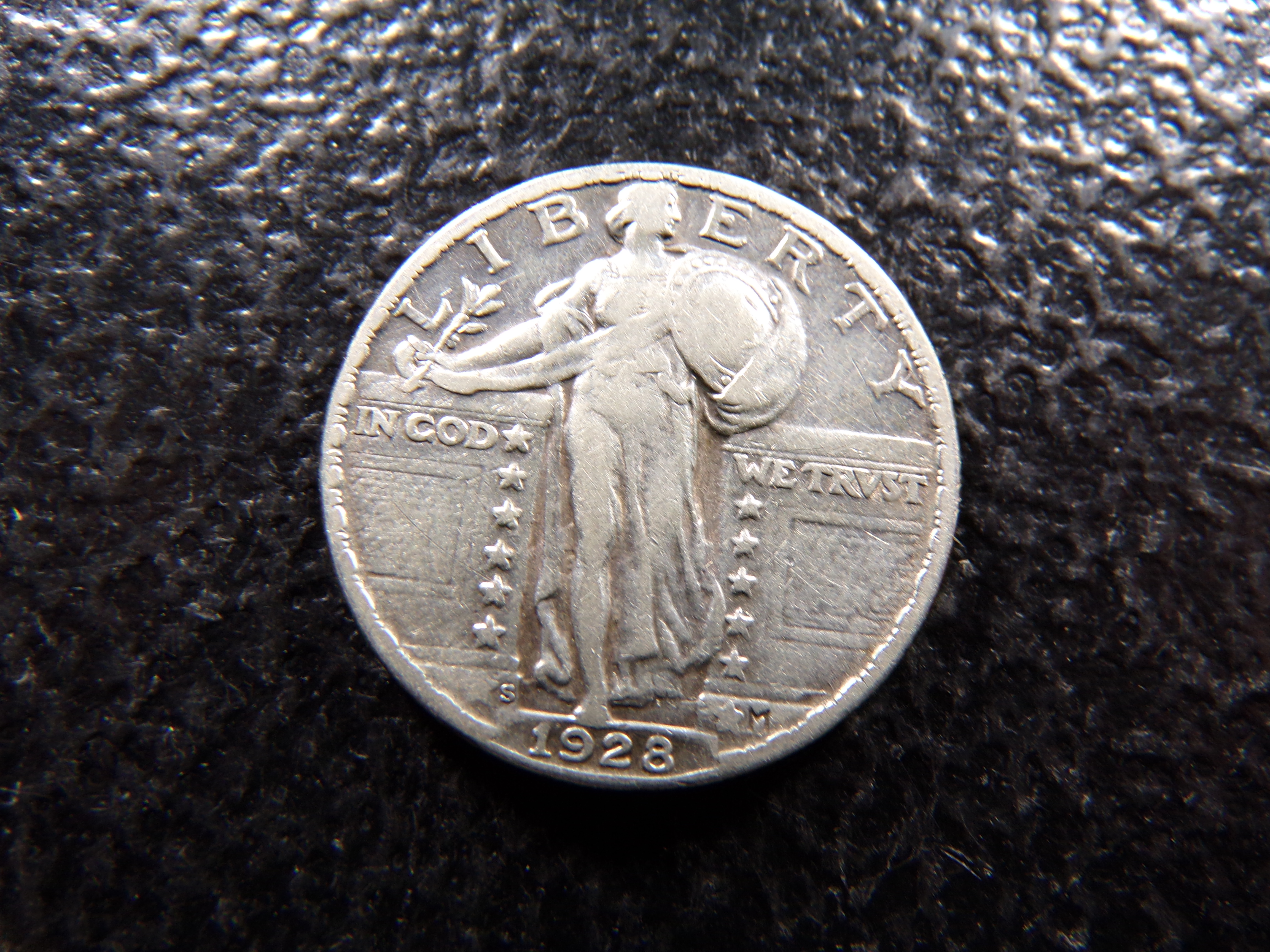 1928-S STANDING LIBERTY SILVER QUARTER
