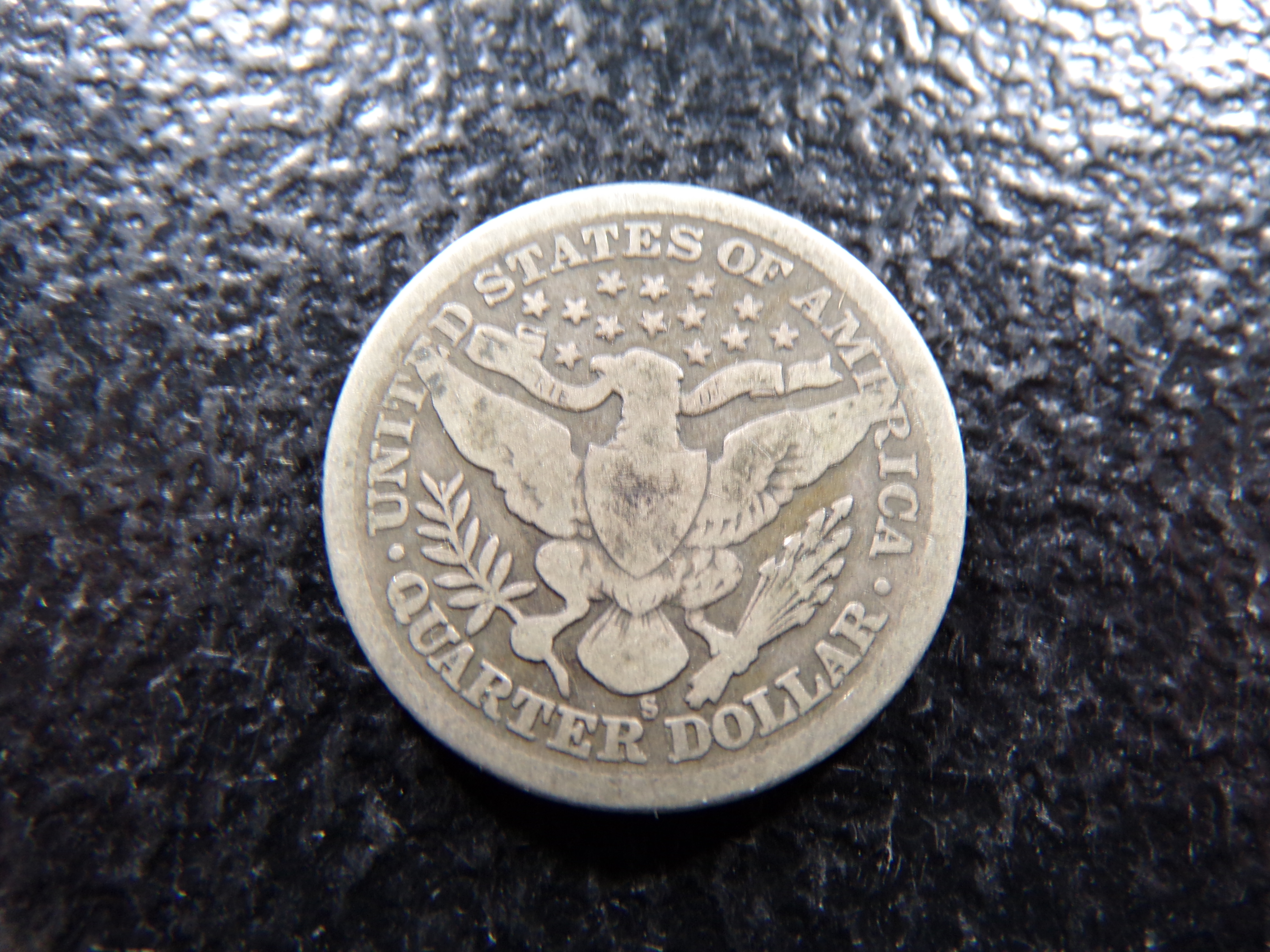 1900-S BARBER SILVER QUARTER