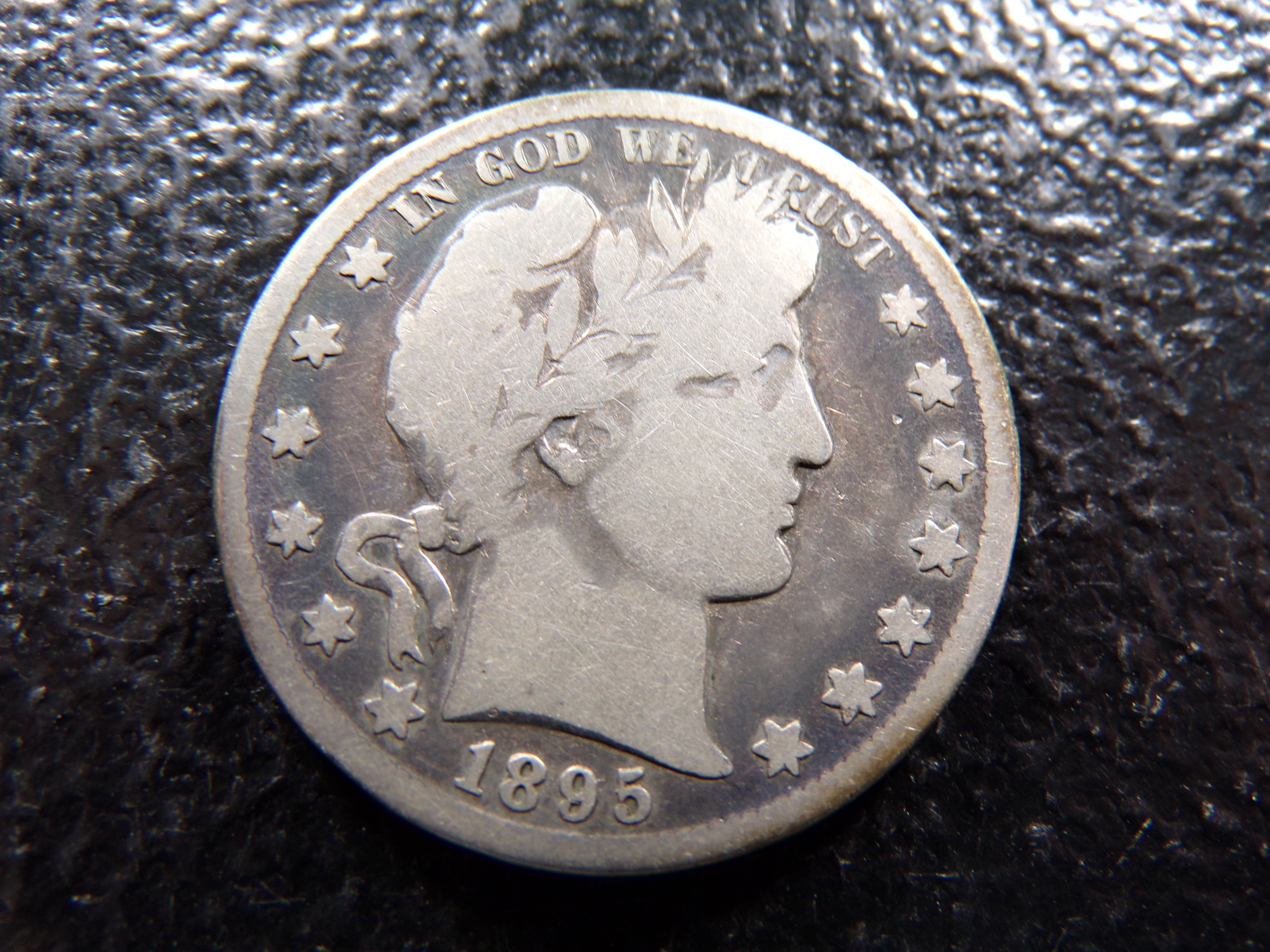 1895-O BARBER SILVER HALF DOLLAR