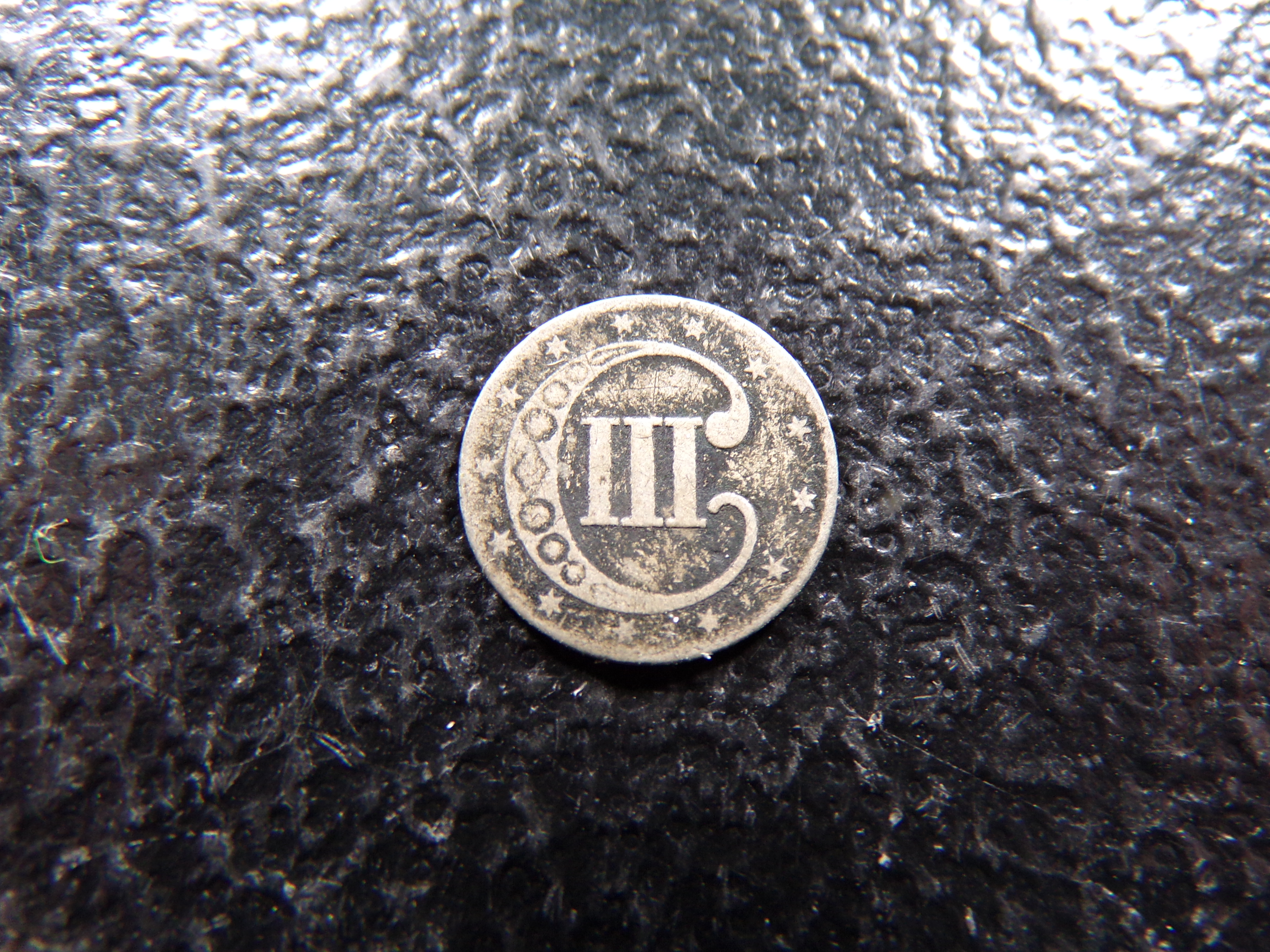 1853 THREE CENT SILVER