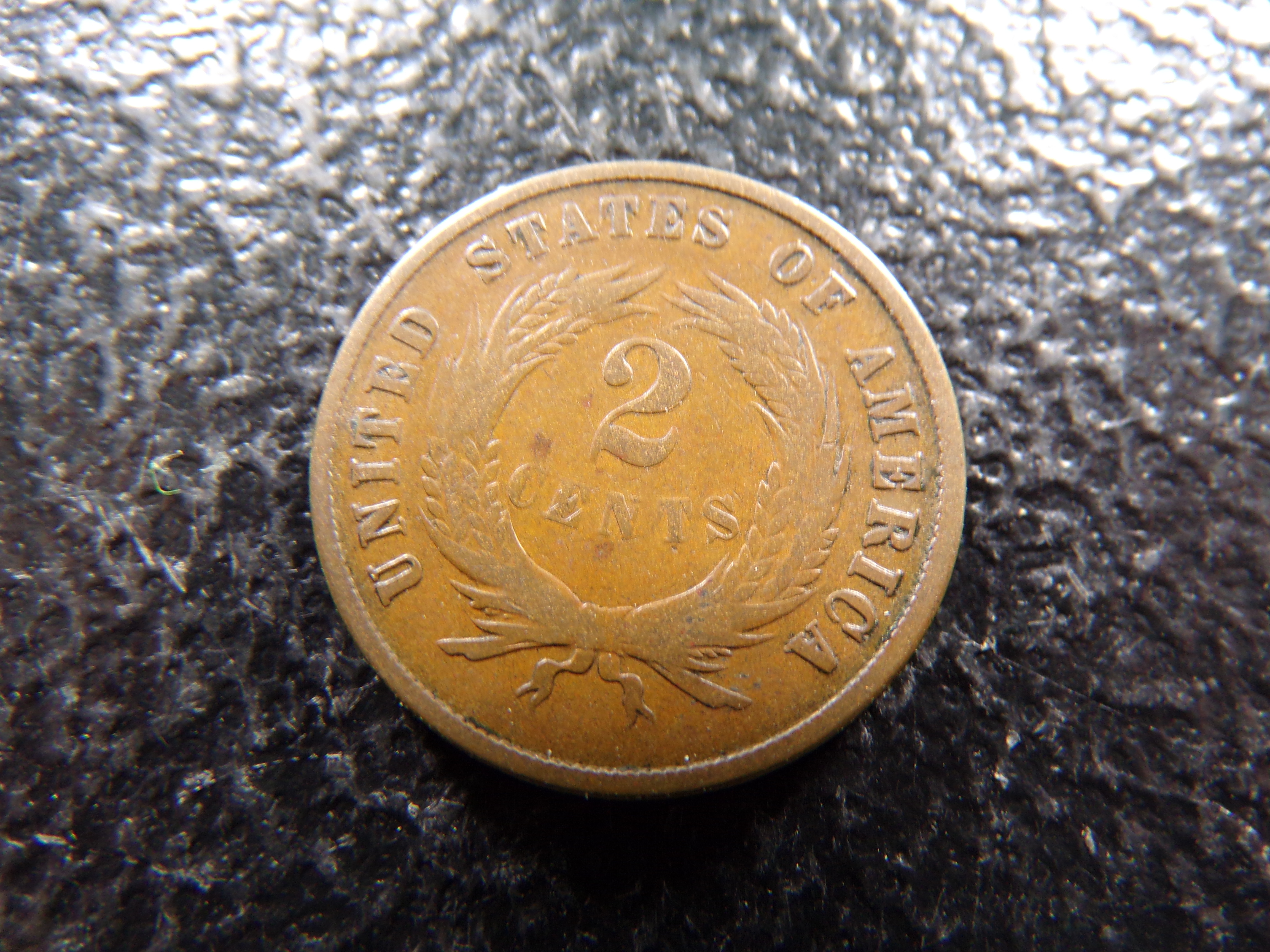 1870 TWO CENT PIECE