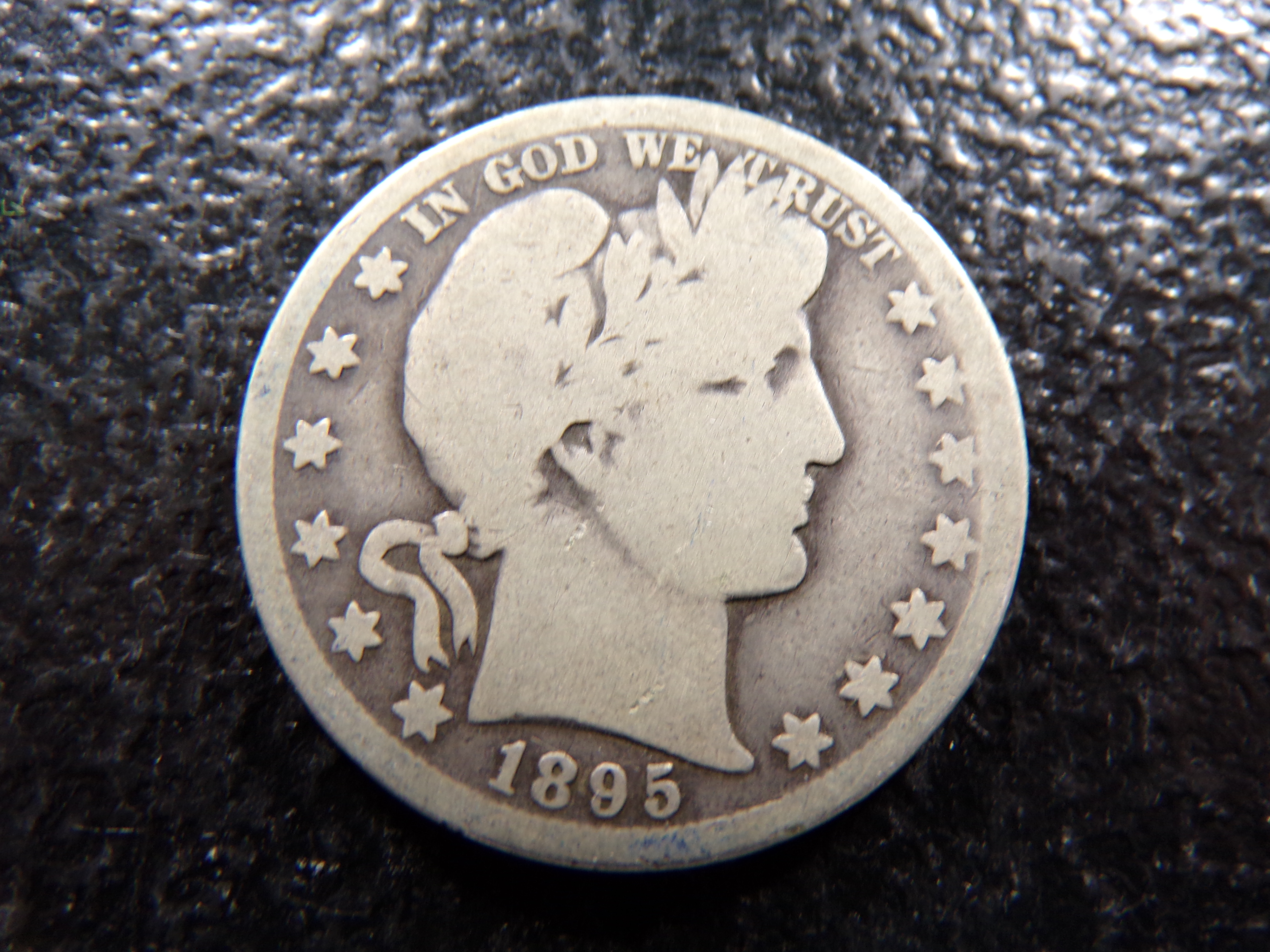 1895-O BARBER SILVER HALF DOLLAR