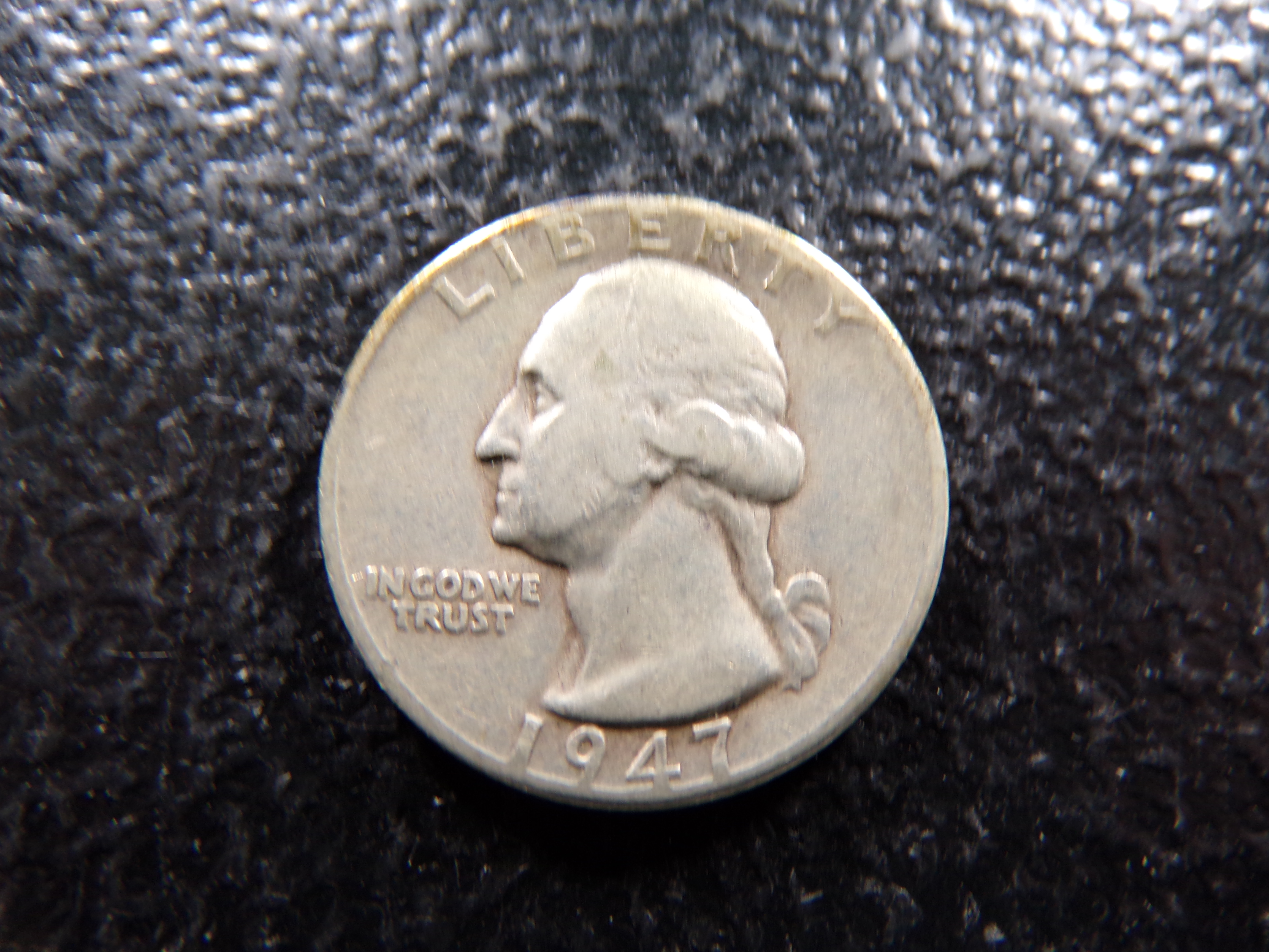 1947-D WASHINGTON SILVER QUARTER