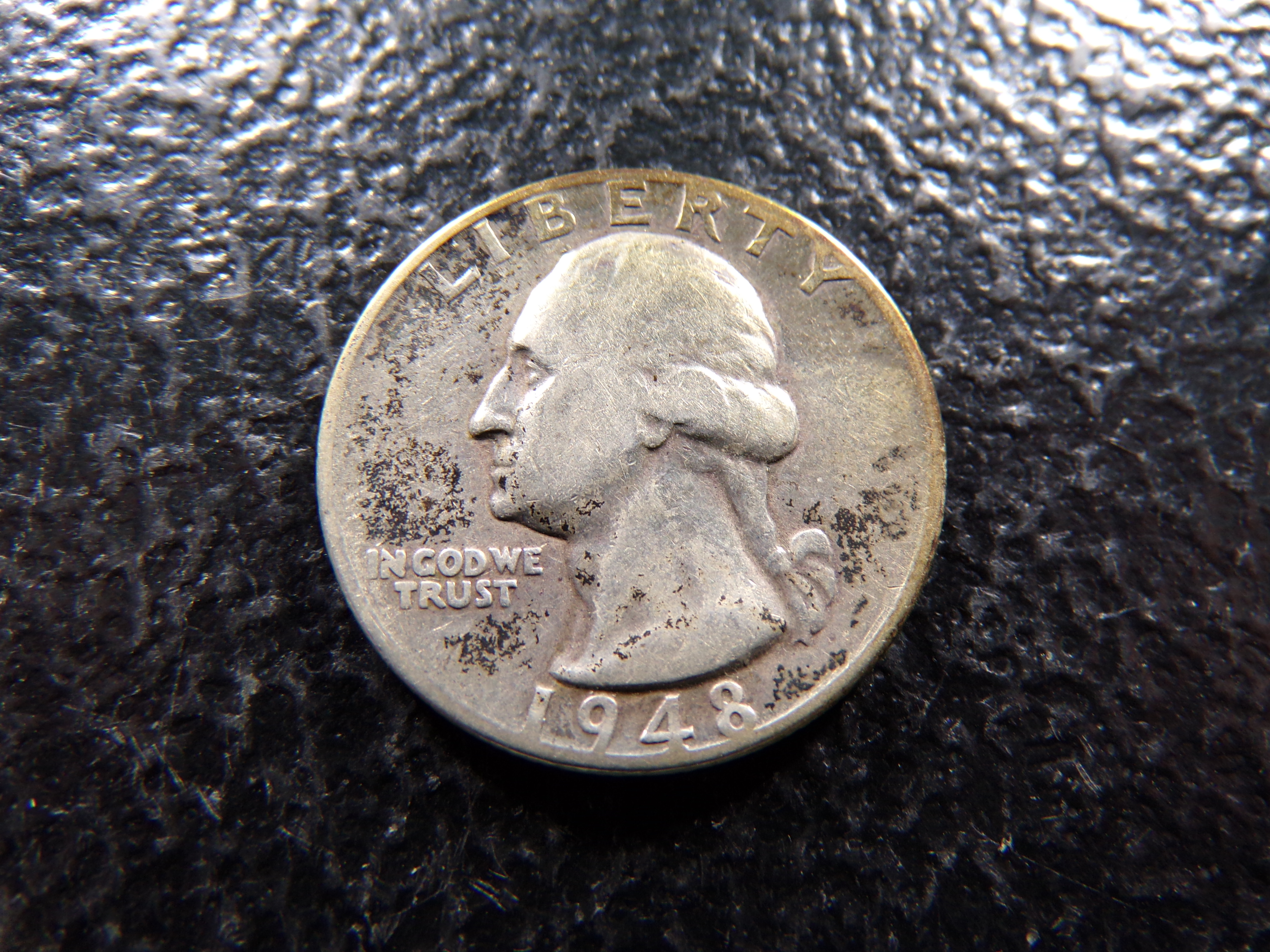 1948 WASHINGTON SILVER QUARTER
