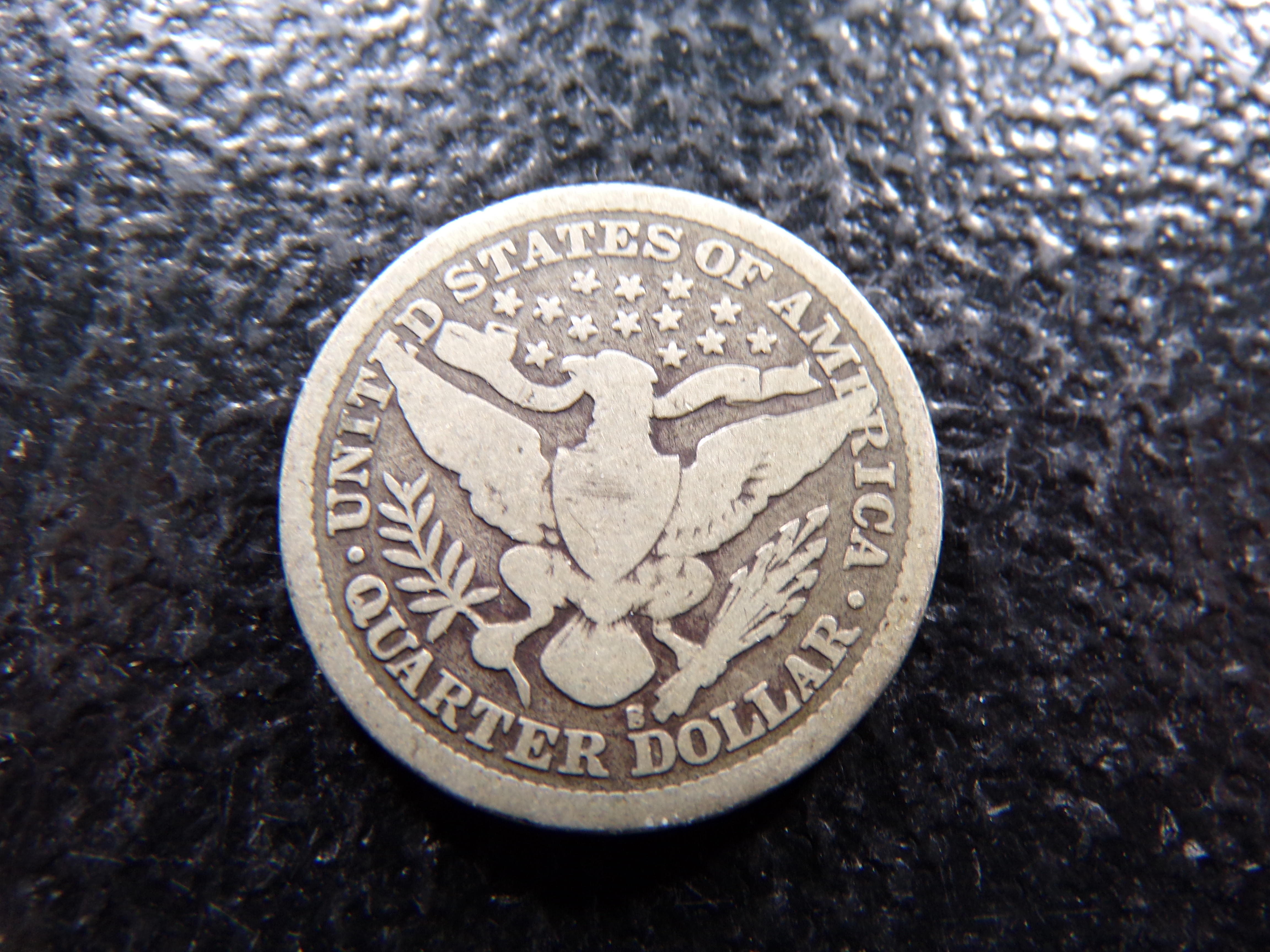 1895-S BARBER SILVER QUARTER