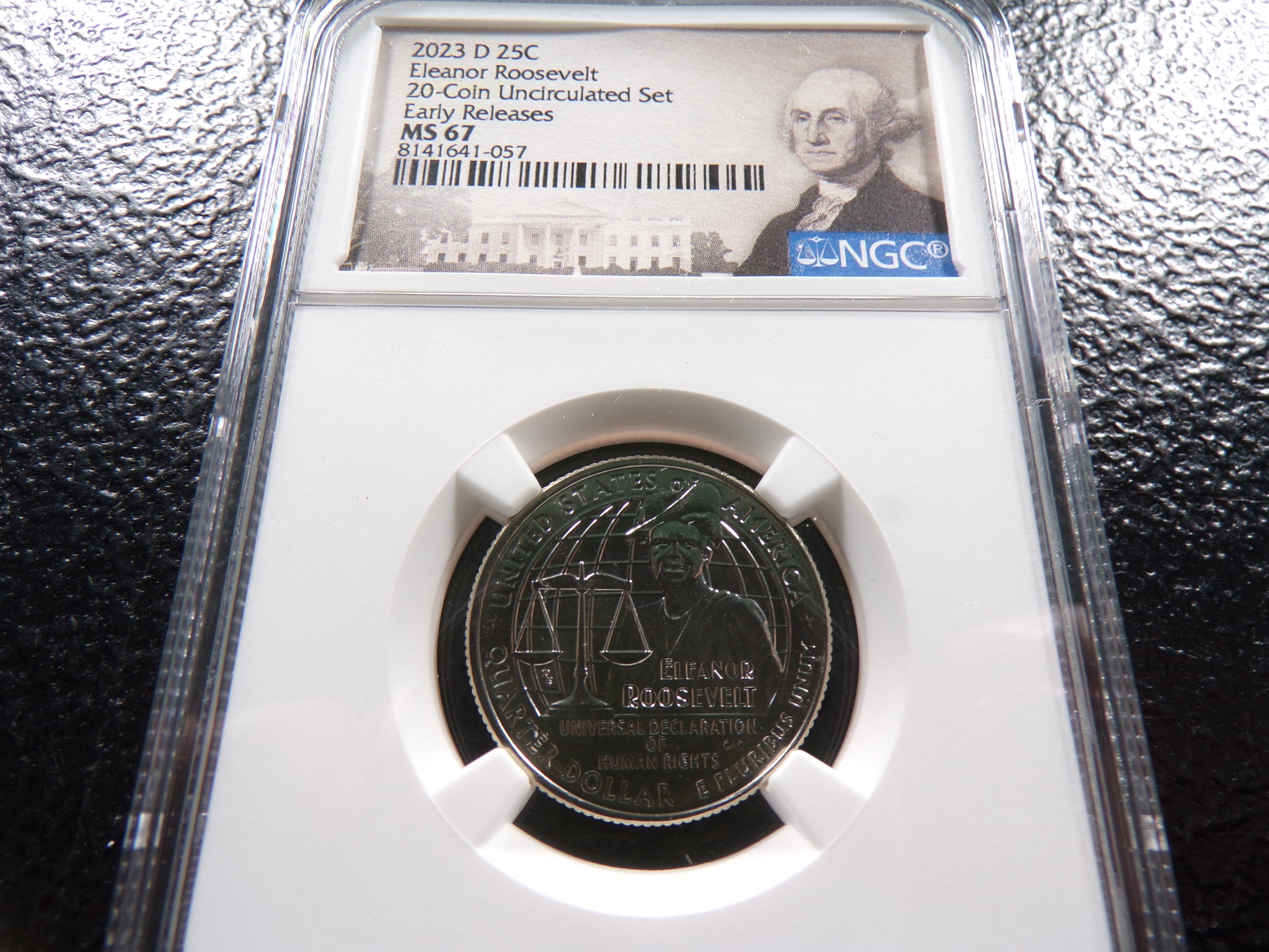 2023-D NGC MS67 ELEANOR ROOSEVELT QUARTER