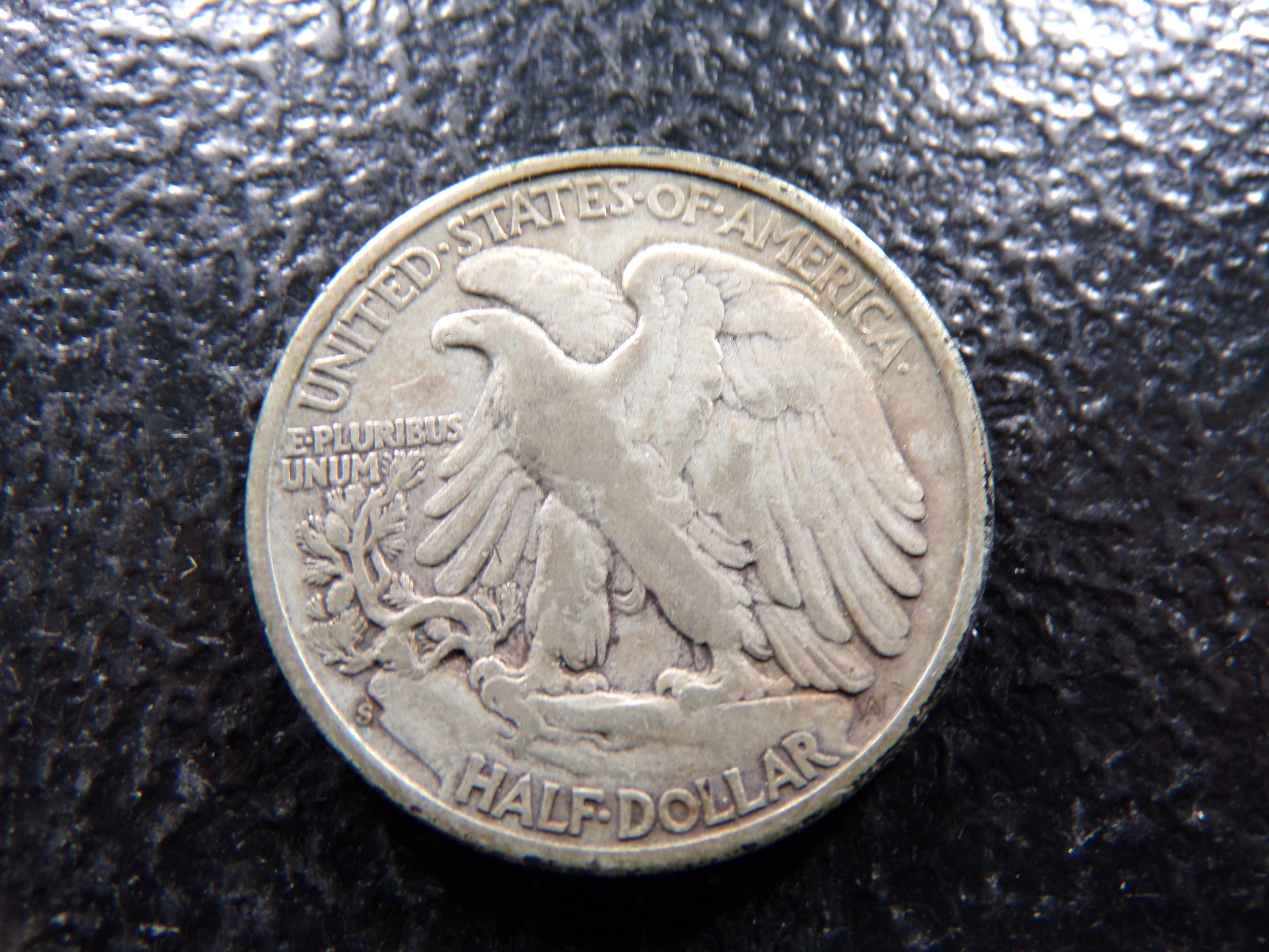 1942-S WALKING LIBERTY SILVER HALF DOLLAR