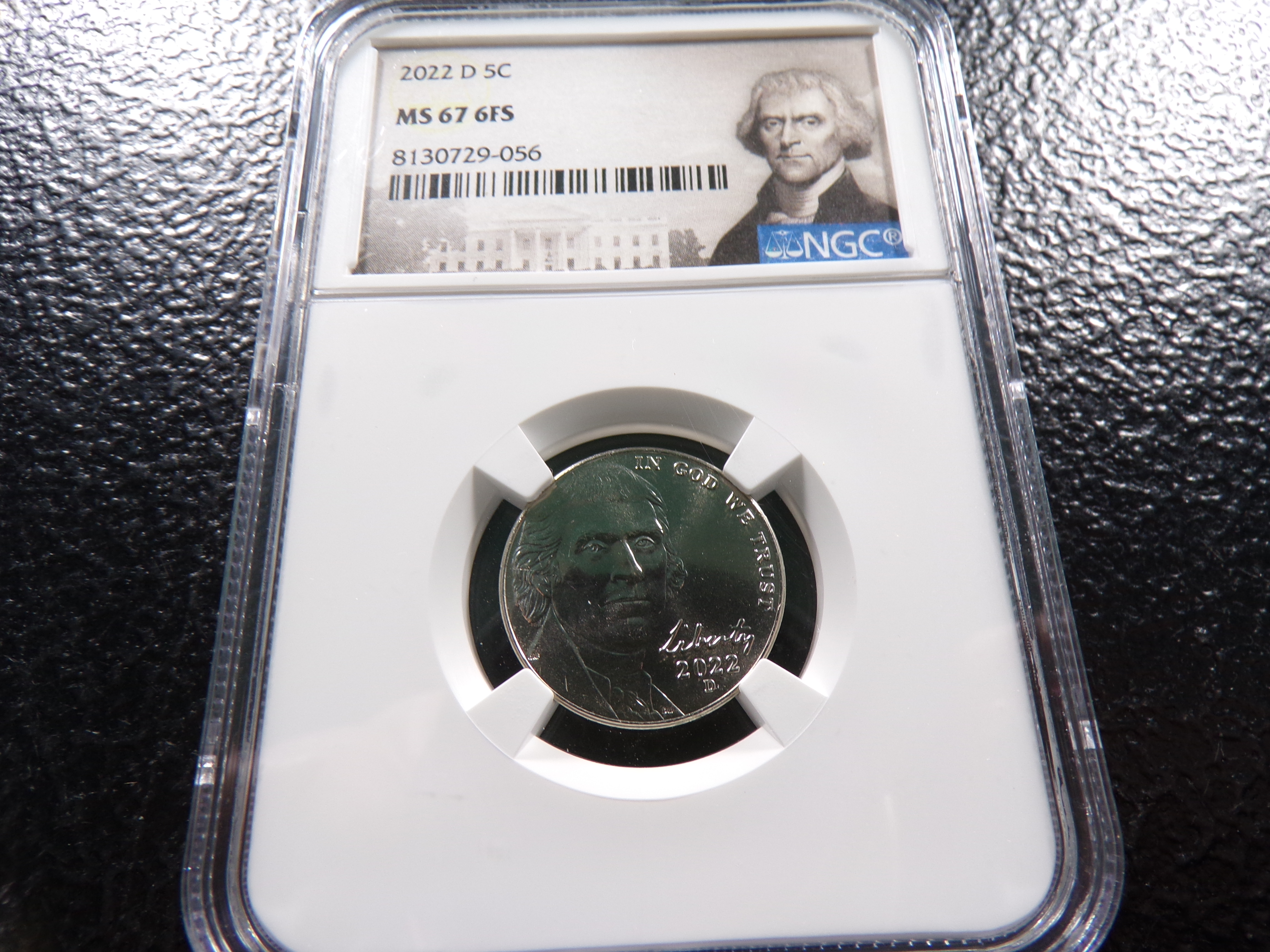 2022-D NGC MS67 6FS JEFFERSON NICKEL