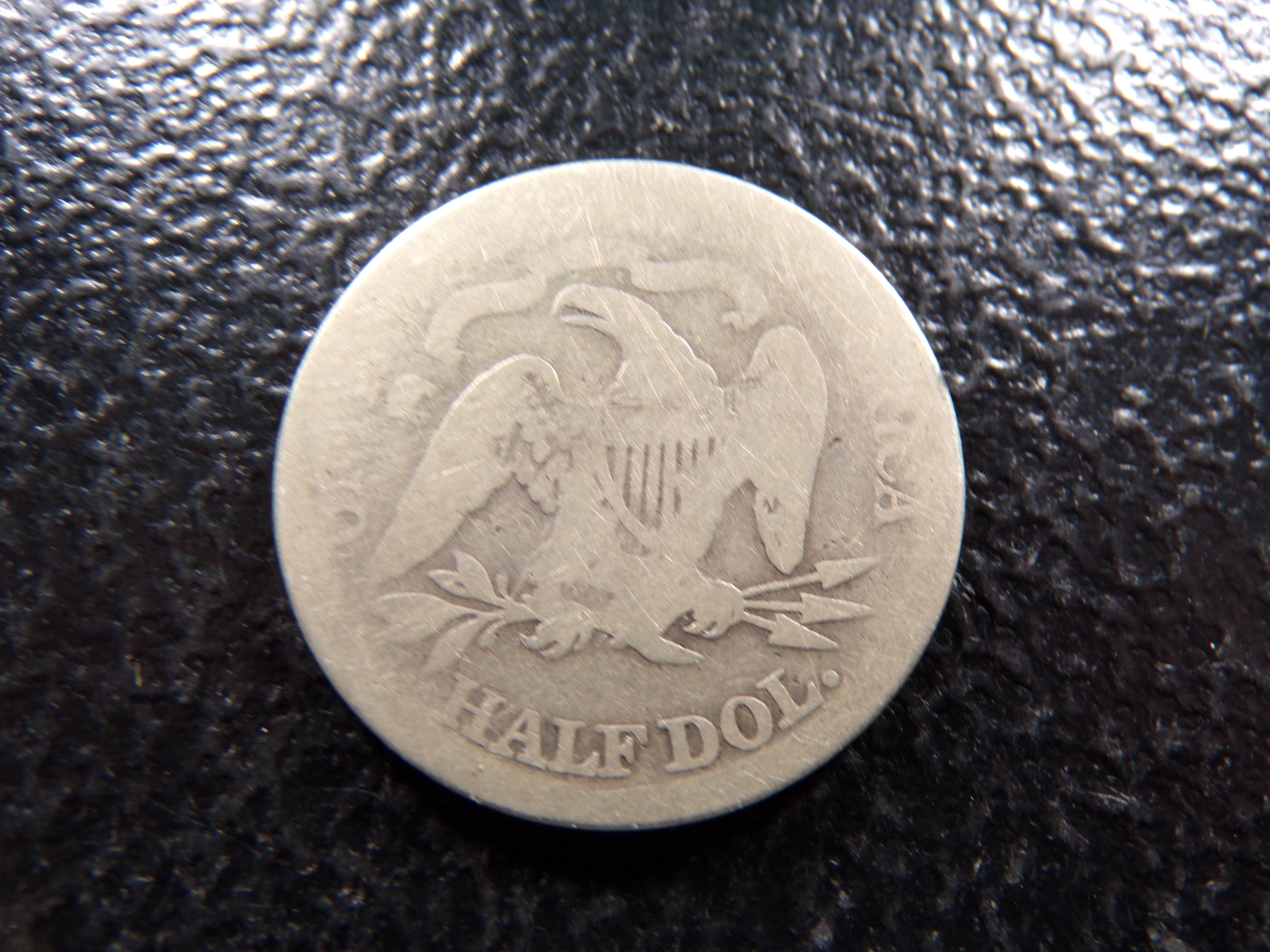 1867-S SEATED LIBERTY SILVER HALF DOLLAR
