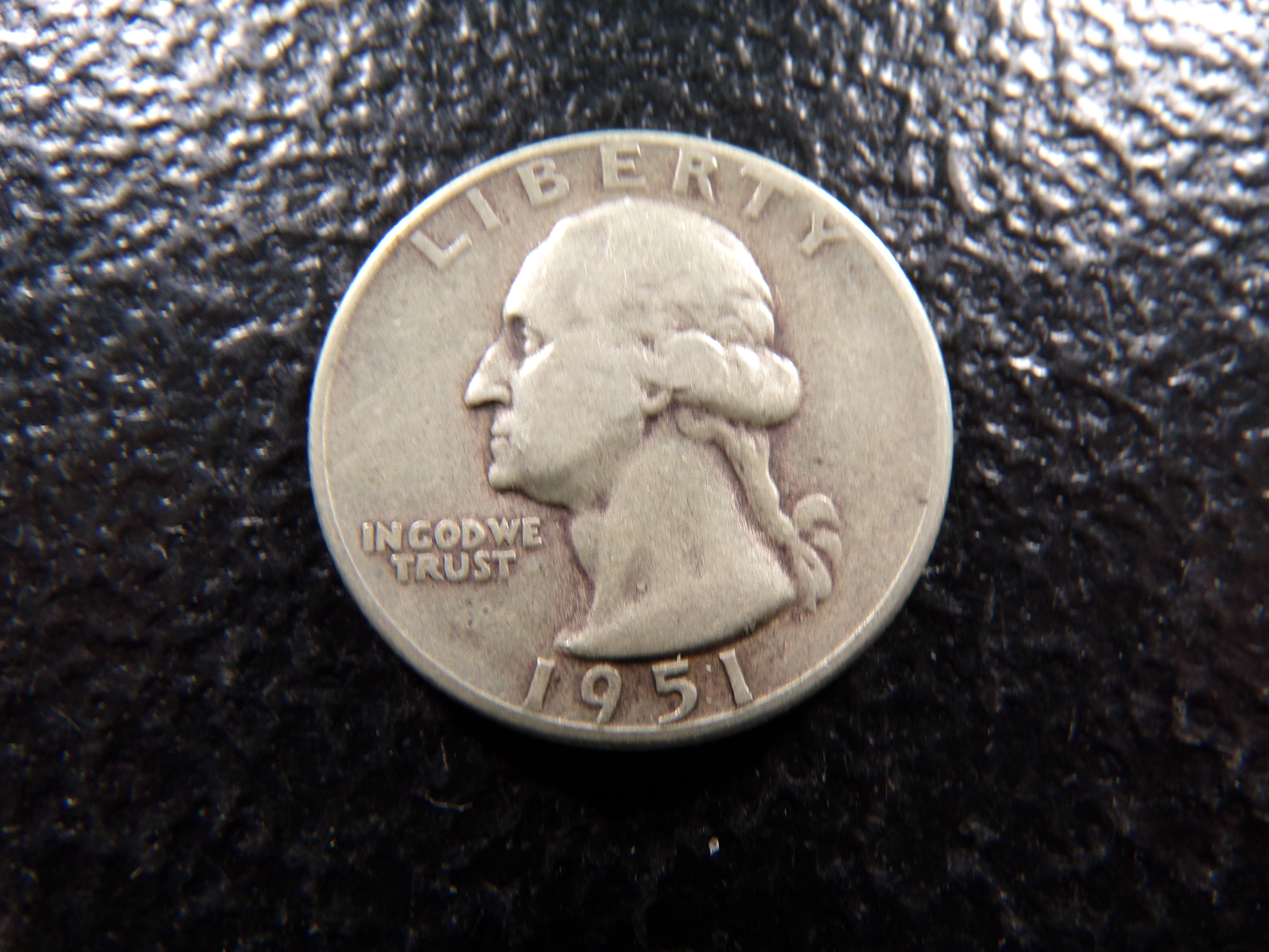 1951-S WASHINGTON SILVER QUARTER