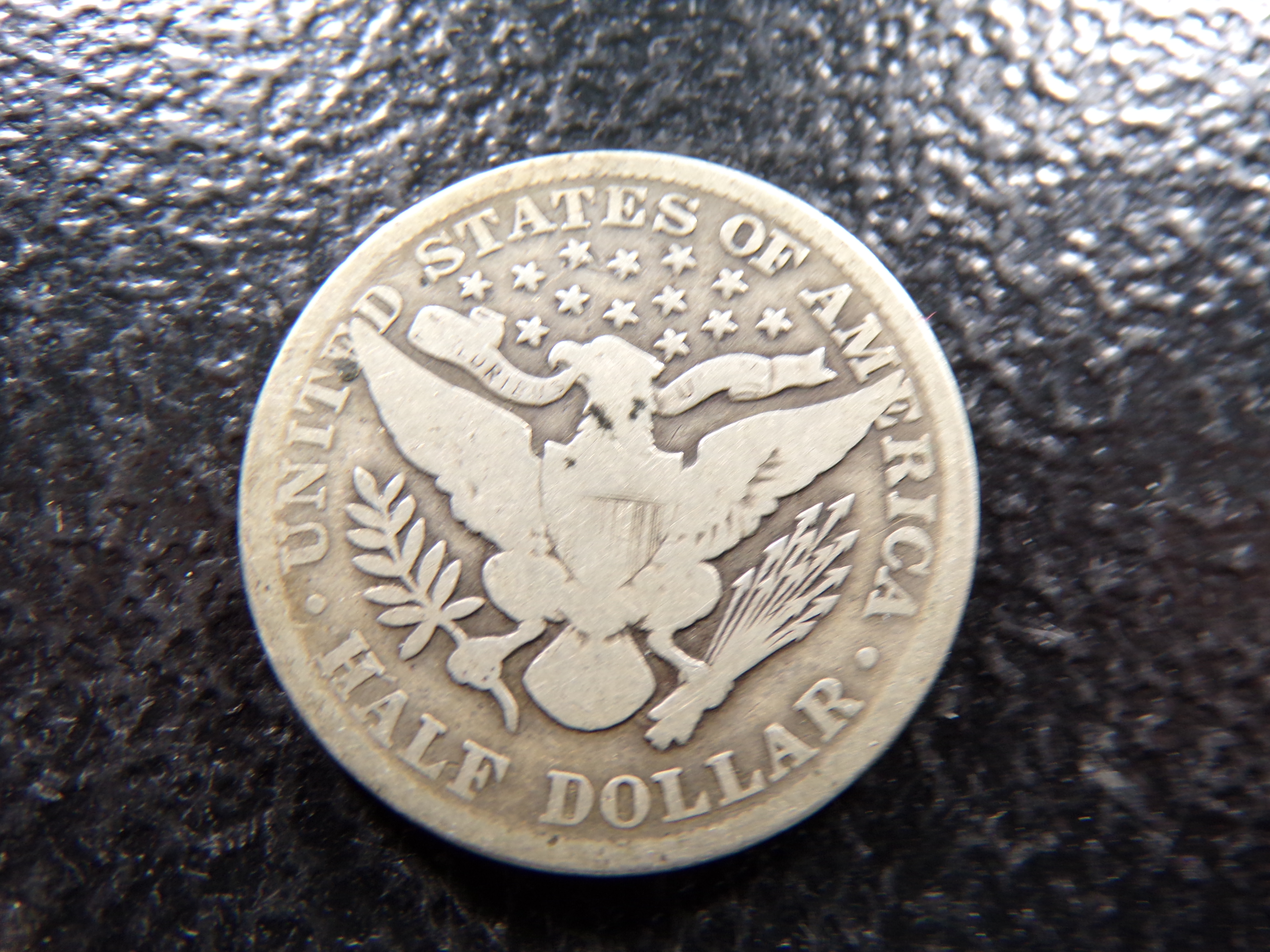 1893 BARBER SILVER HALF DOLLAR